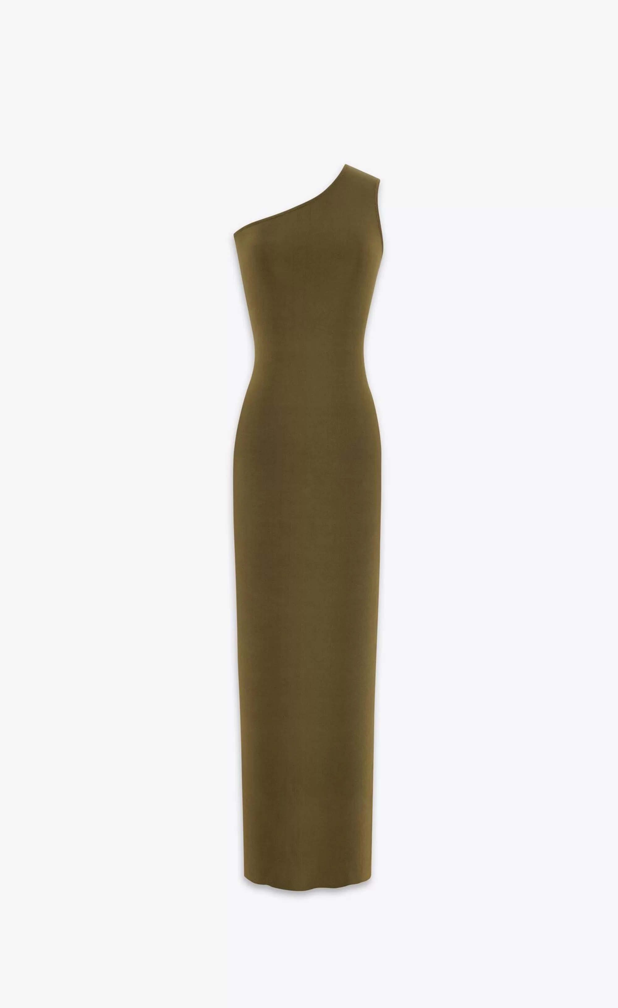 Women Saint Laurent DRESSES^One-shoulder Dress In Silk | | YSL.com