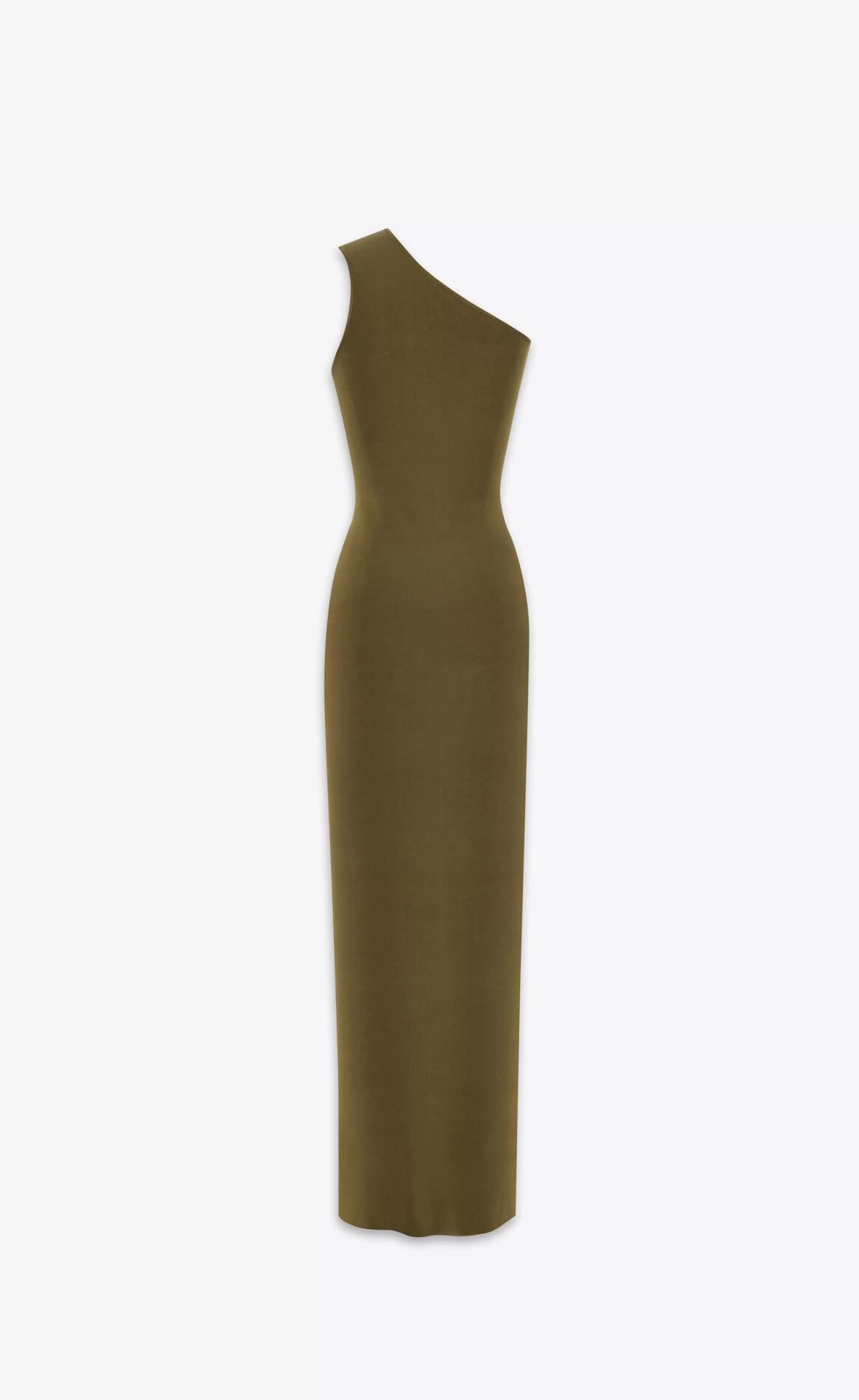 Women Saint Laurent DRESSES^One-shoulder Dress In Silk | | YSL.com