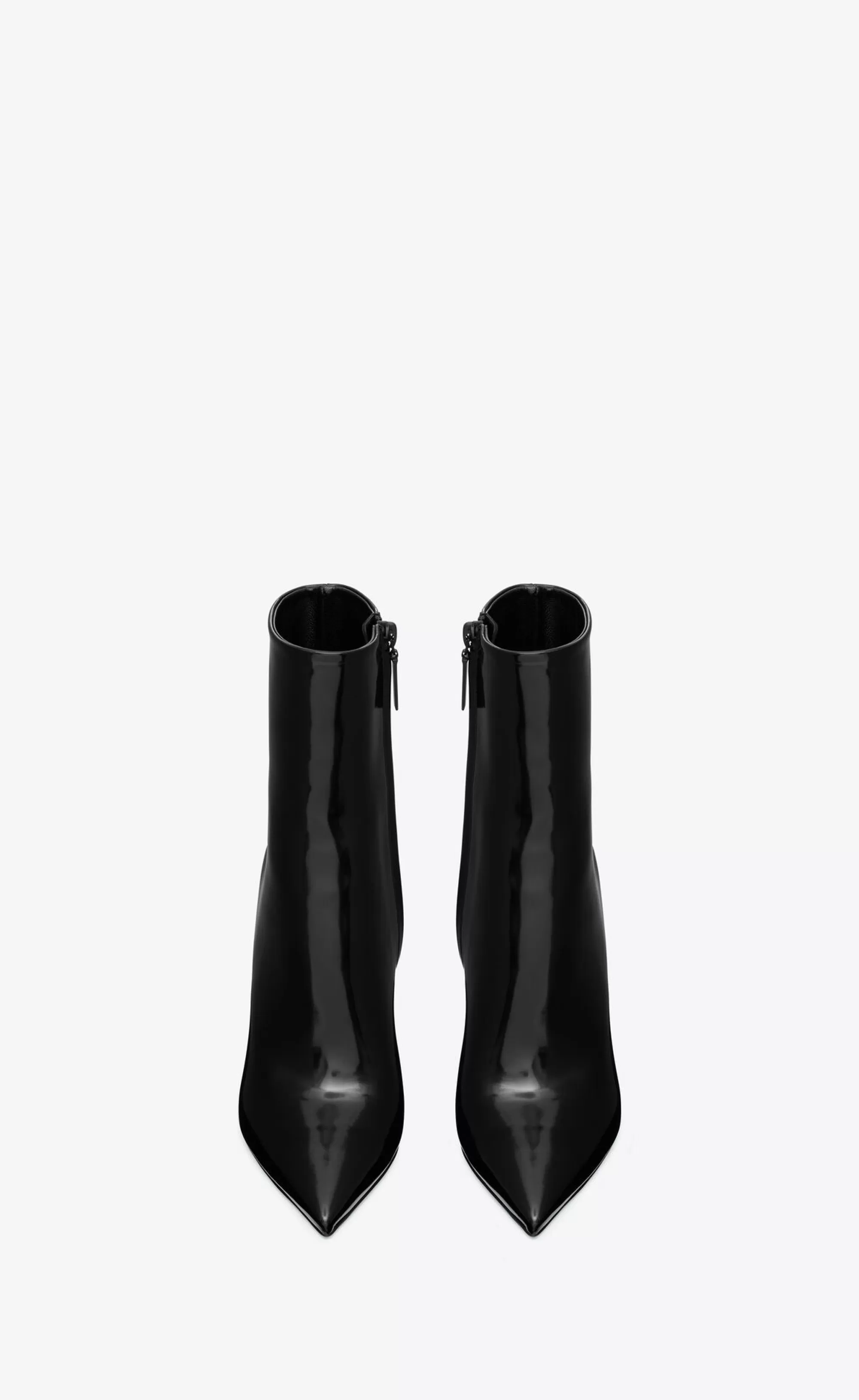 Women Saint Laurent BOOTS^OPYUM Booties In Glazed Leather | | YSL.com