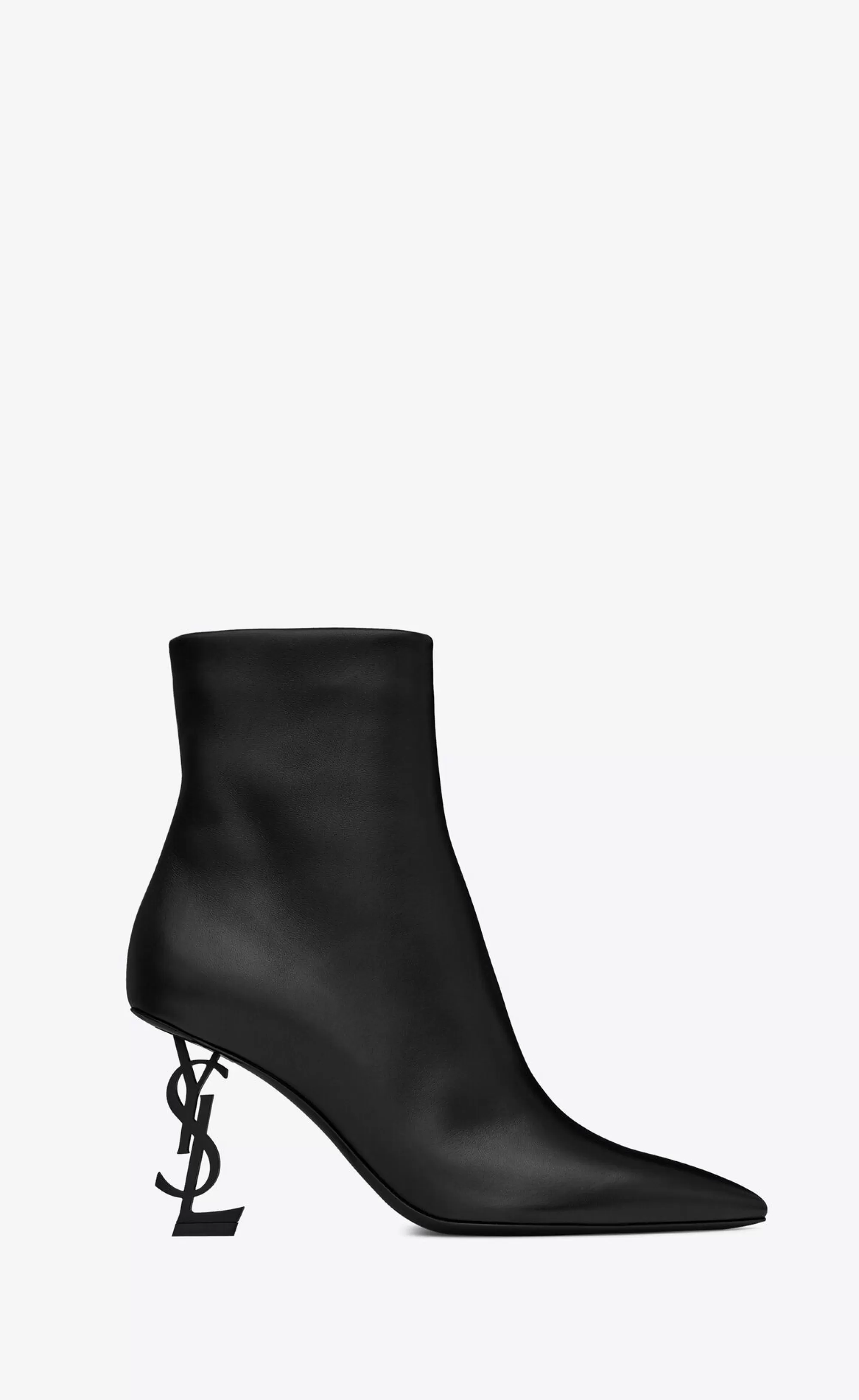 Women Saint Laurent BOOTS^Opyum Booties In Leather | | YSL.com