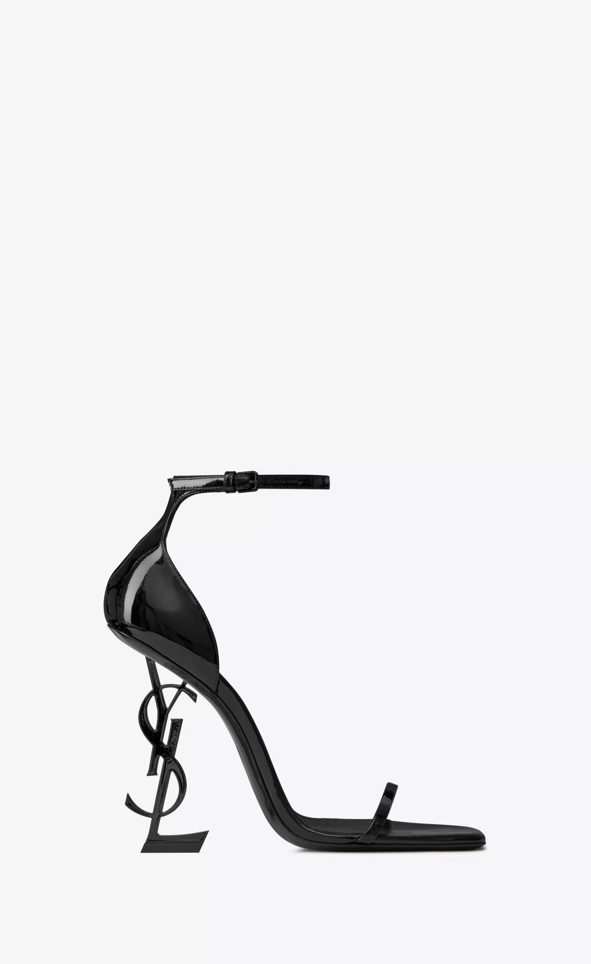 Women Saint Laurent High Heel Sandals^Opyum Sandals In Patent Leather | | YSL.com