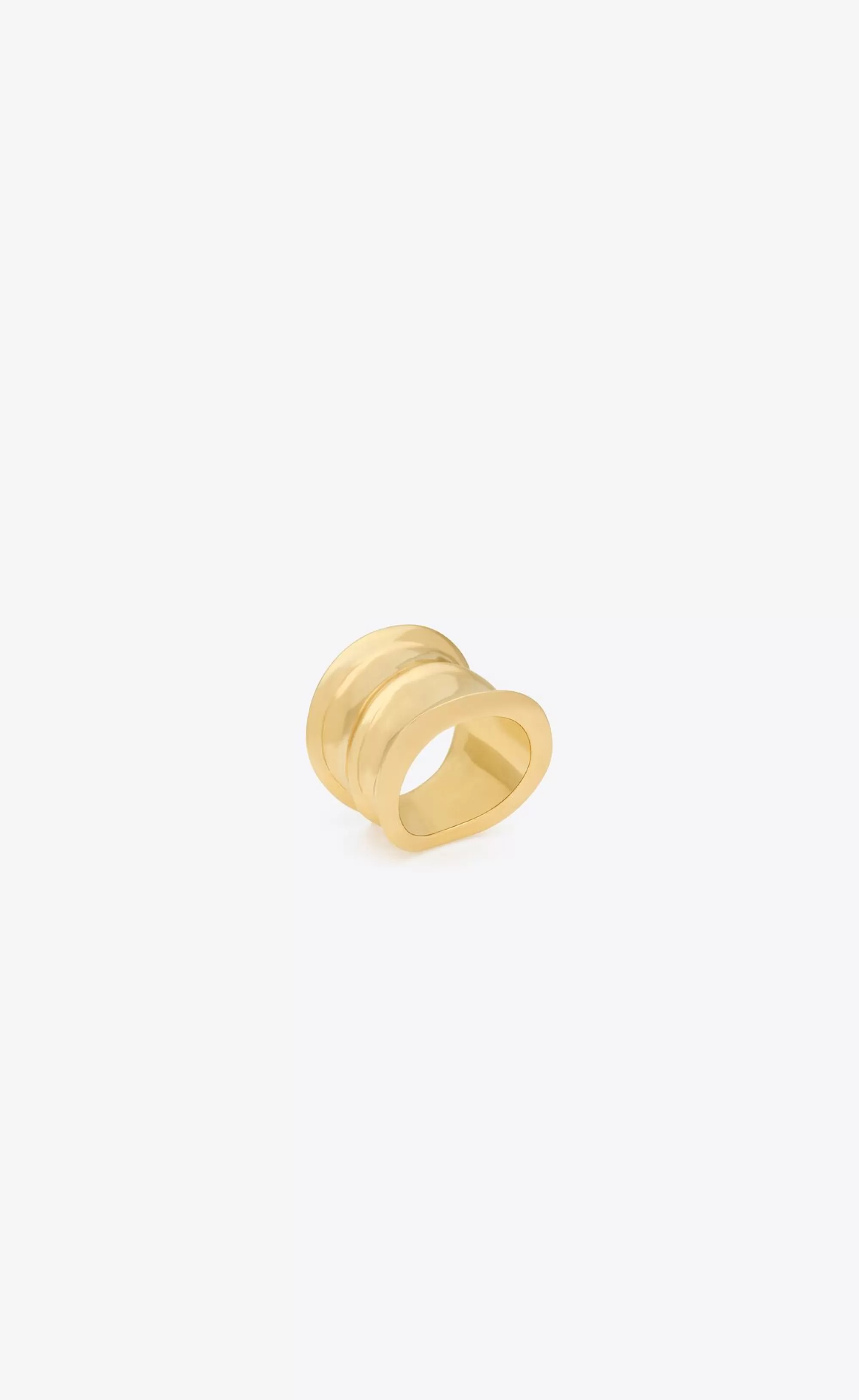 Women Saint Laurent RINGS^Organic Ring In Metal | | YSL.com