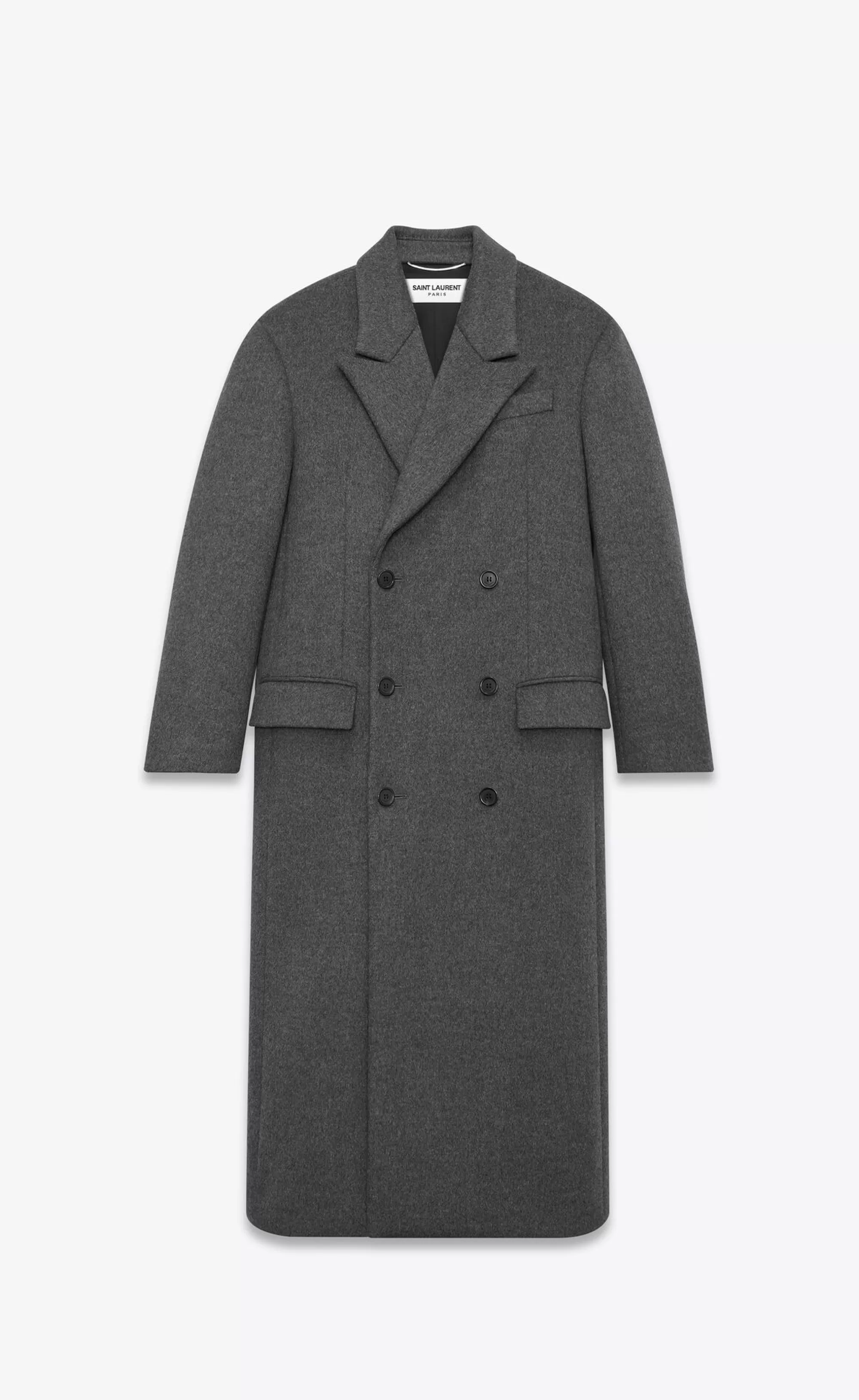 Saint Laurent ALL READY TO WEAR | COATS^Oversized Coat In Wool | | YSL.com