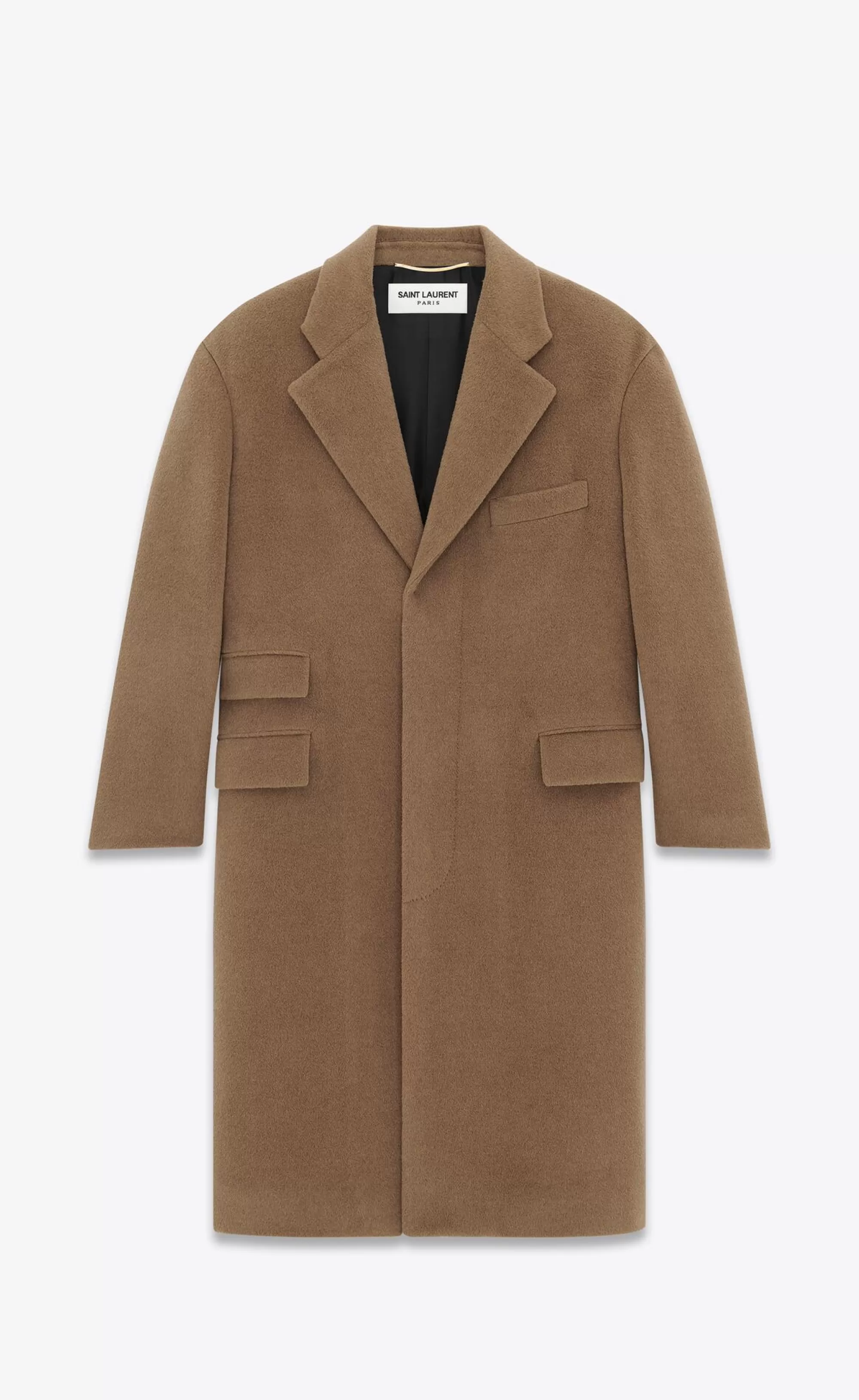 Saint Laurent ALL READY TO WEAR^Oversized Coat In Wool | | YSL.com