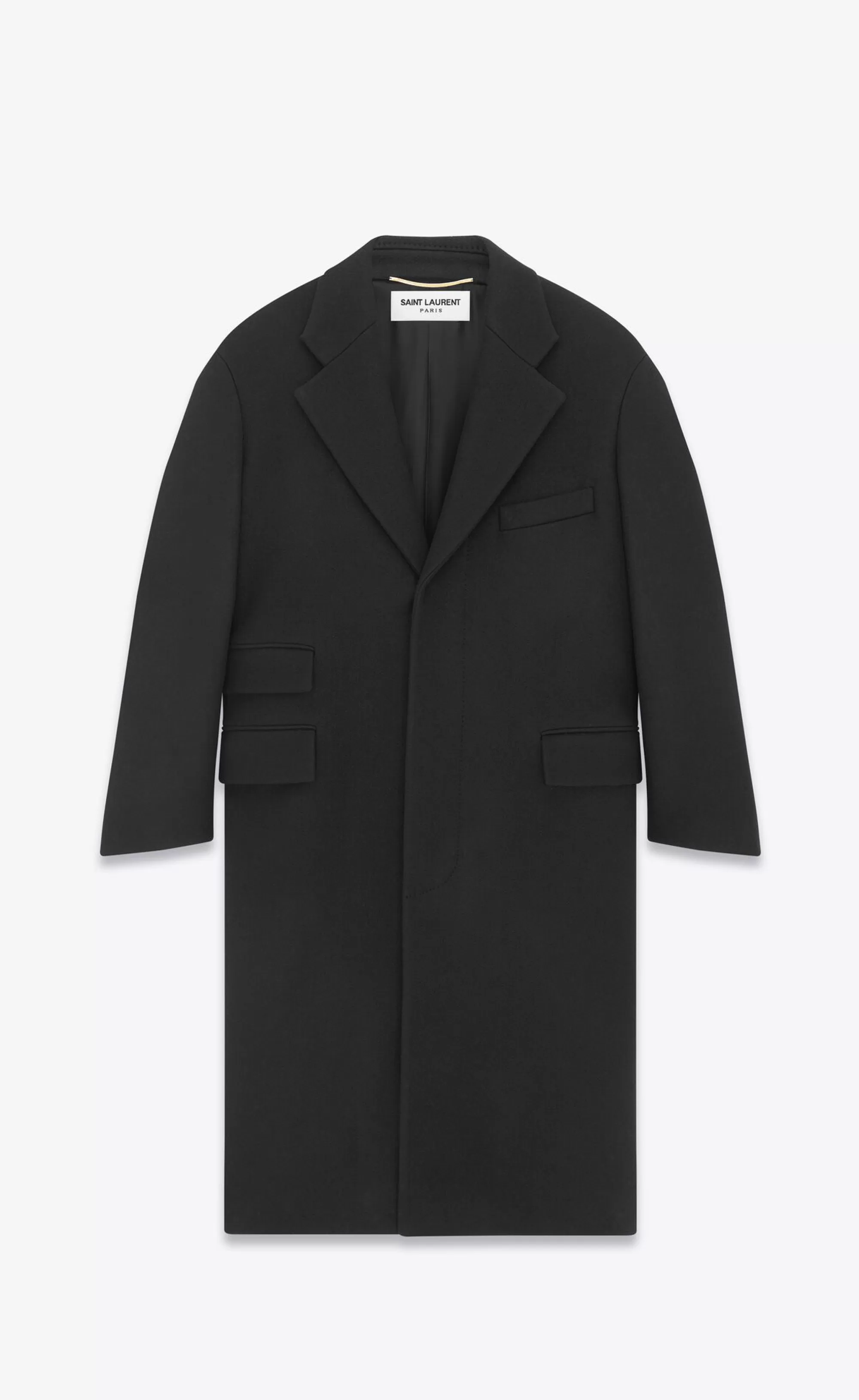 Women Saint Laurent Coats and Outerwear^Oversized Coat In Wool | | YSL.com