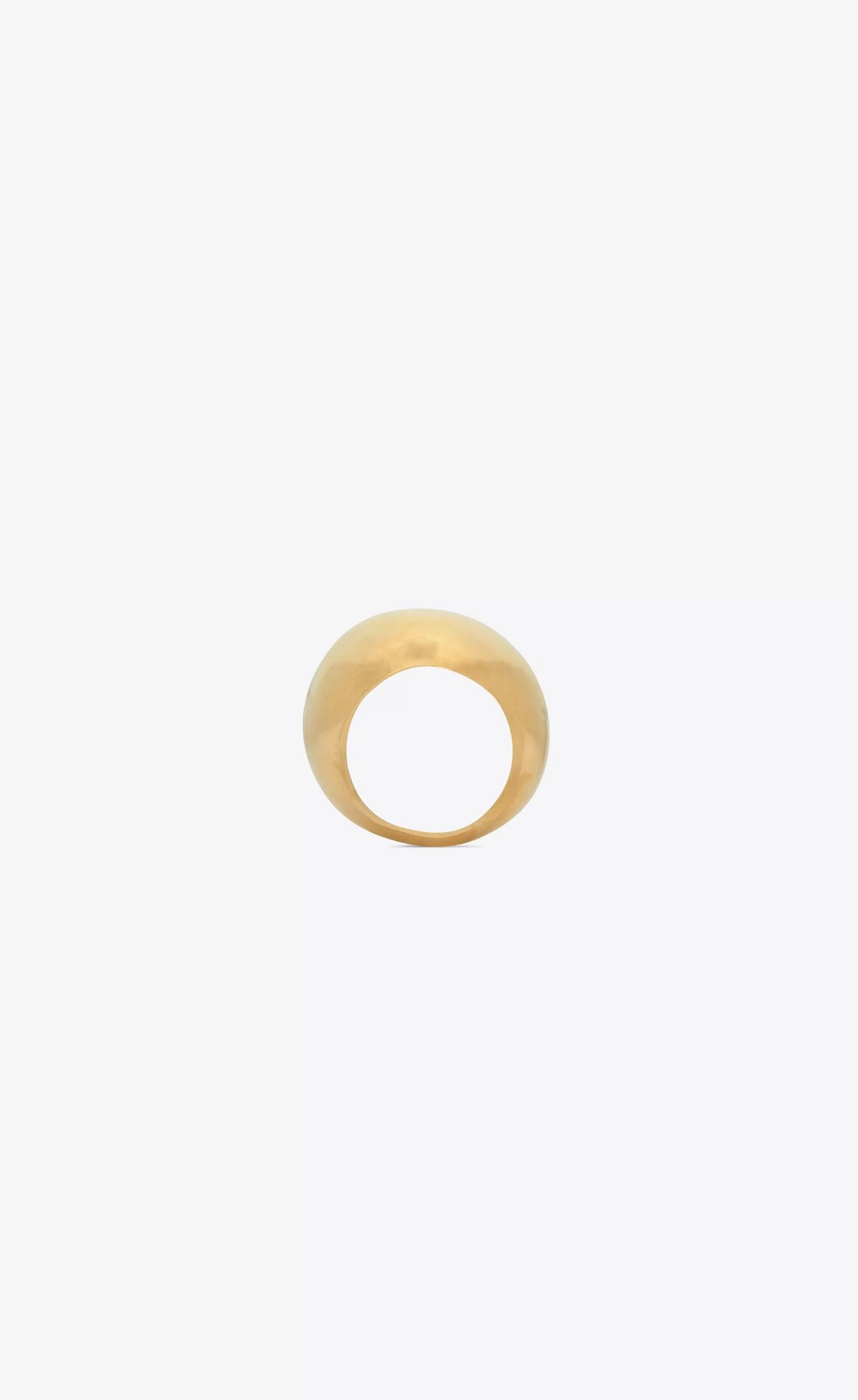 Women Saint Laurent RINGS^OVERSIZED EGG RING IN METAL | | YSL.com