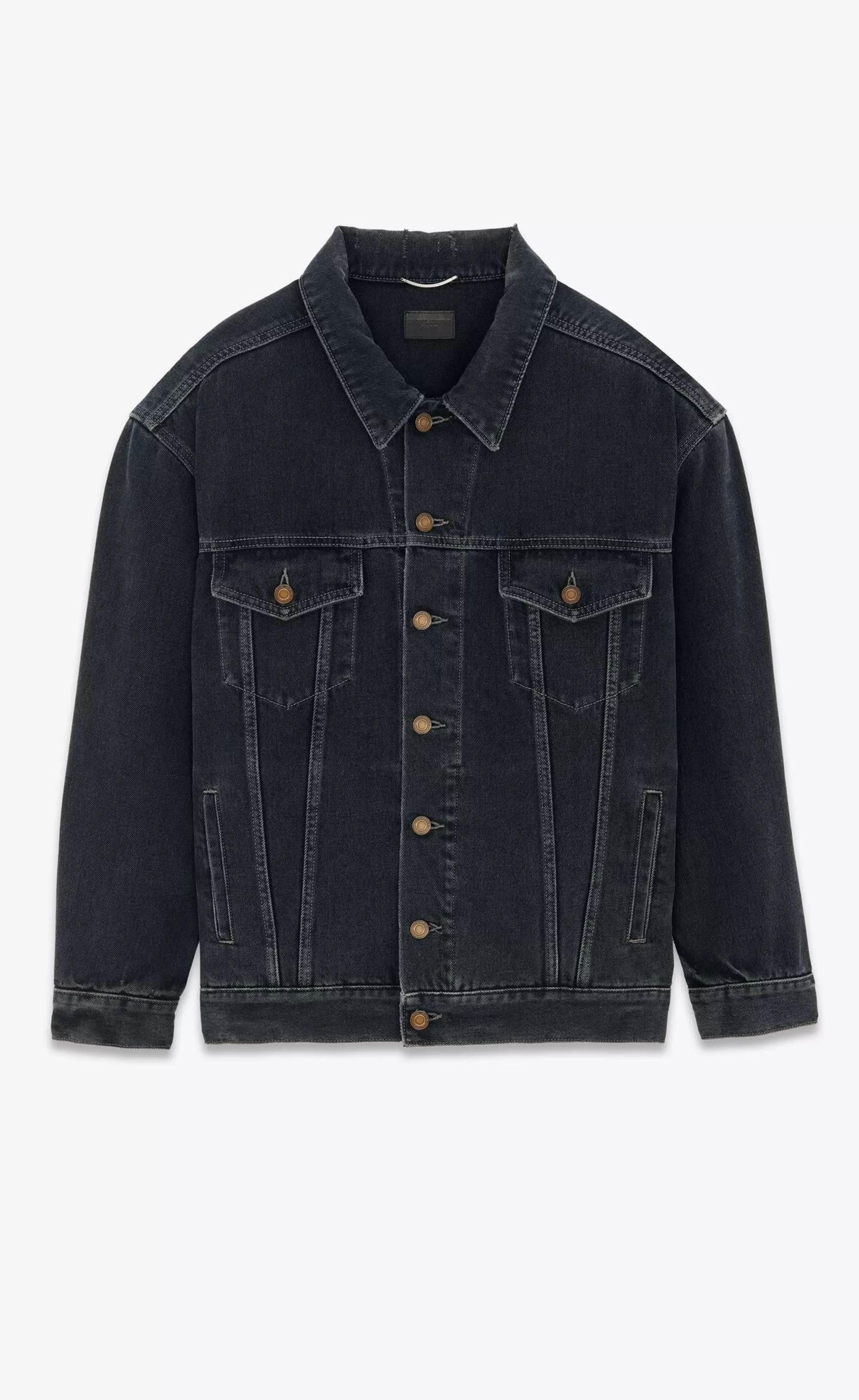 Saint Laurent ALL READY TO WEAR | DENIM^Oversized Jacket In Denim | | YSL.com
