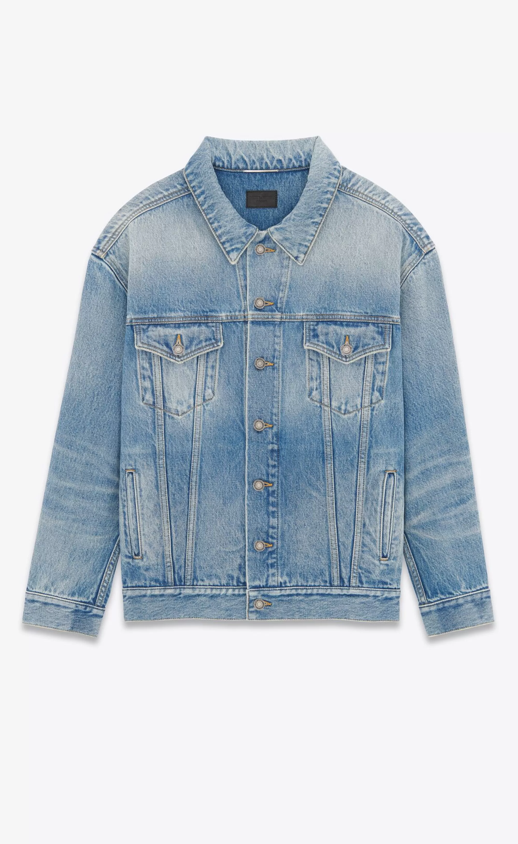 Saint Laurent ALL READY TO WEAR | DENIM^Oversized Jacket In Denim | | YSL.com