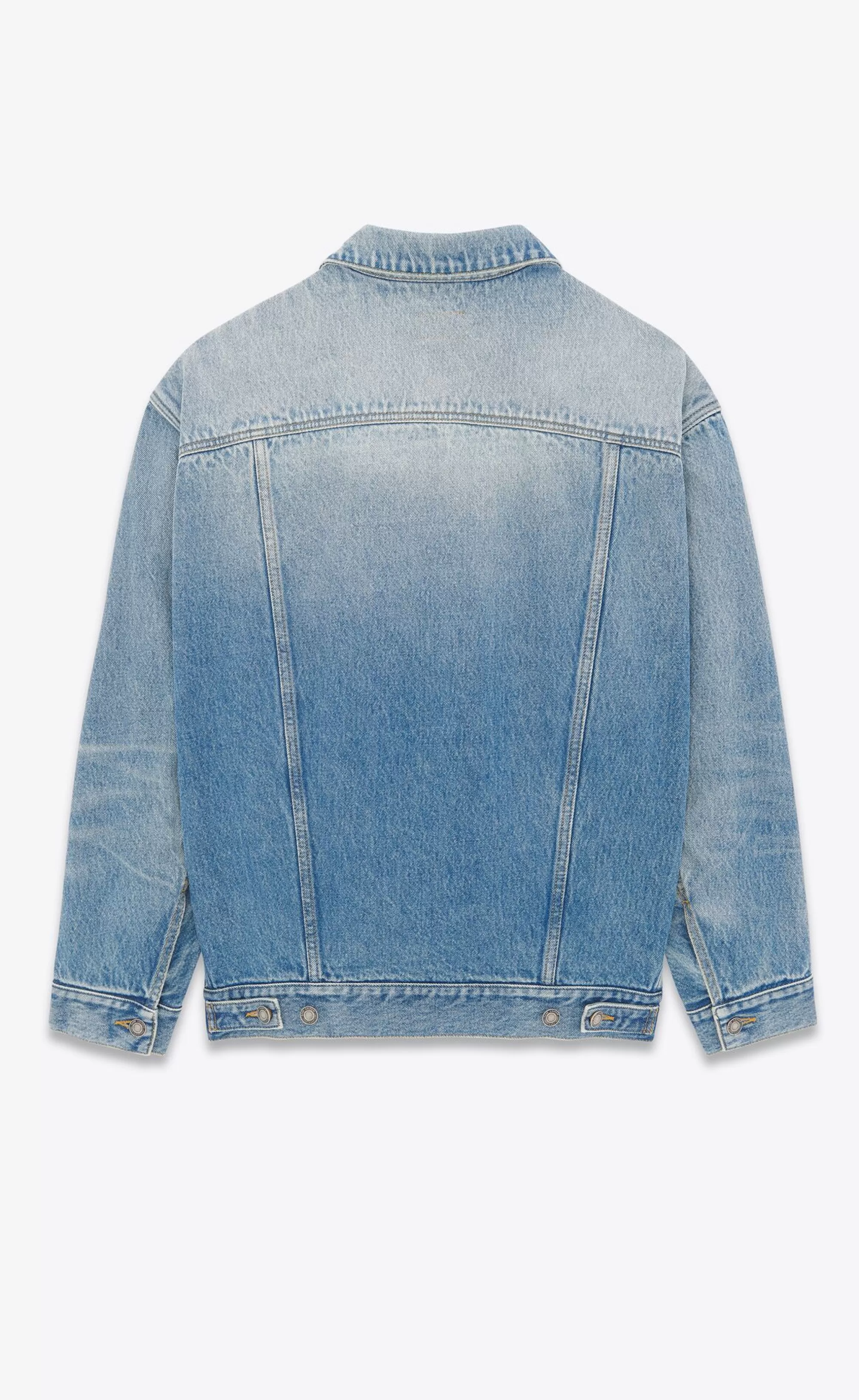 Saint Laurent ALL READY TO WEAR | DENIM^Oversized Jacket In Denim | | YSL.com