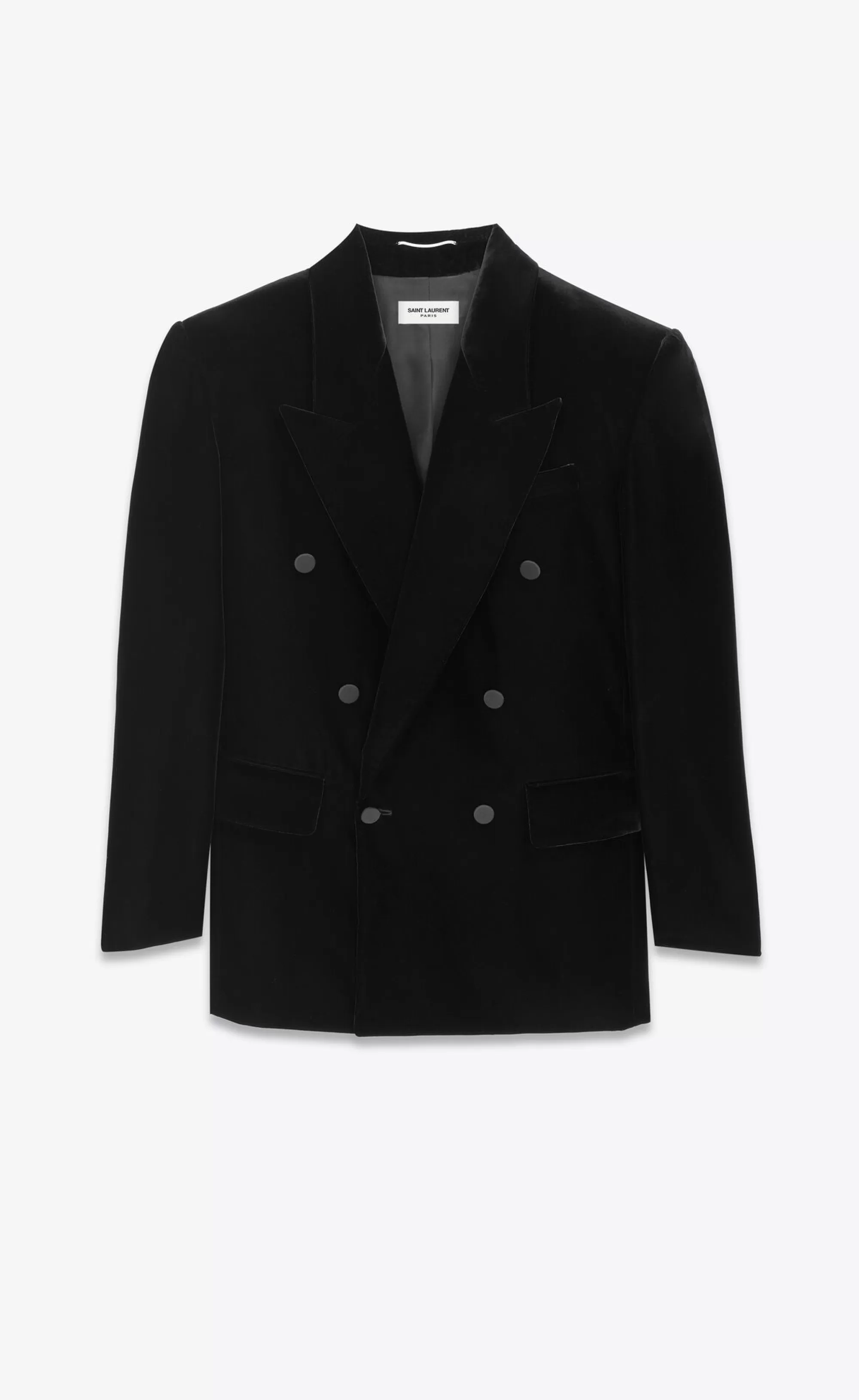 Saint Laurent ALL READY TO WEAR | SMOKING^Oversized Jacket In Velvet | | YSL.com