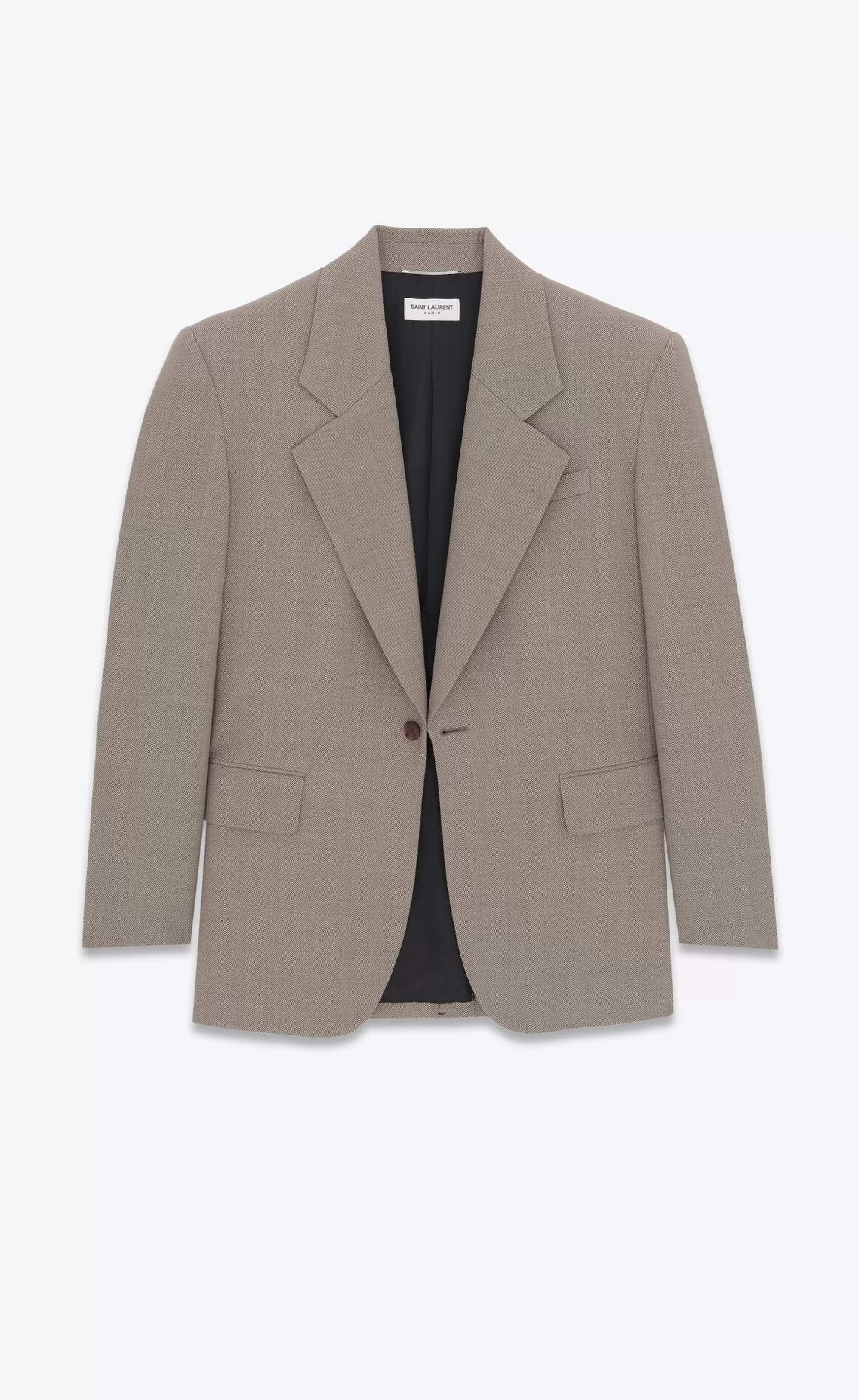 Saint Laurent ALL READY TO WEAR | JACKETS AND PANTS^Oversized Jacket In Wool | | YSL.com