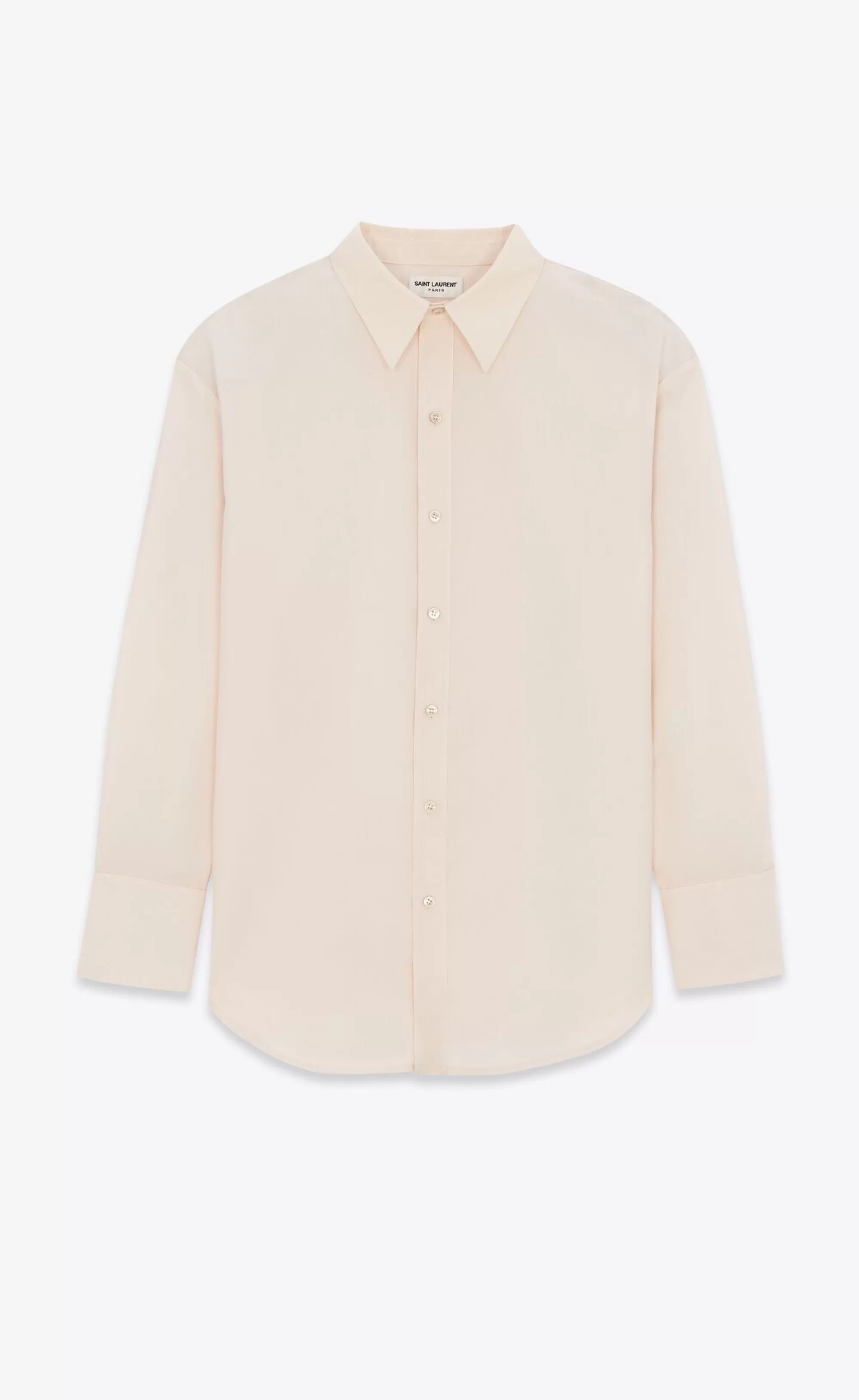 Saint Laurent ALL READY TO WEAR | SHIRTS^Oversized Shirt In Faille | | YSL.com