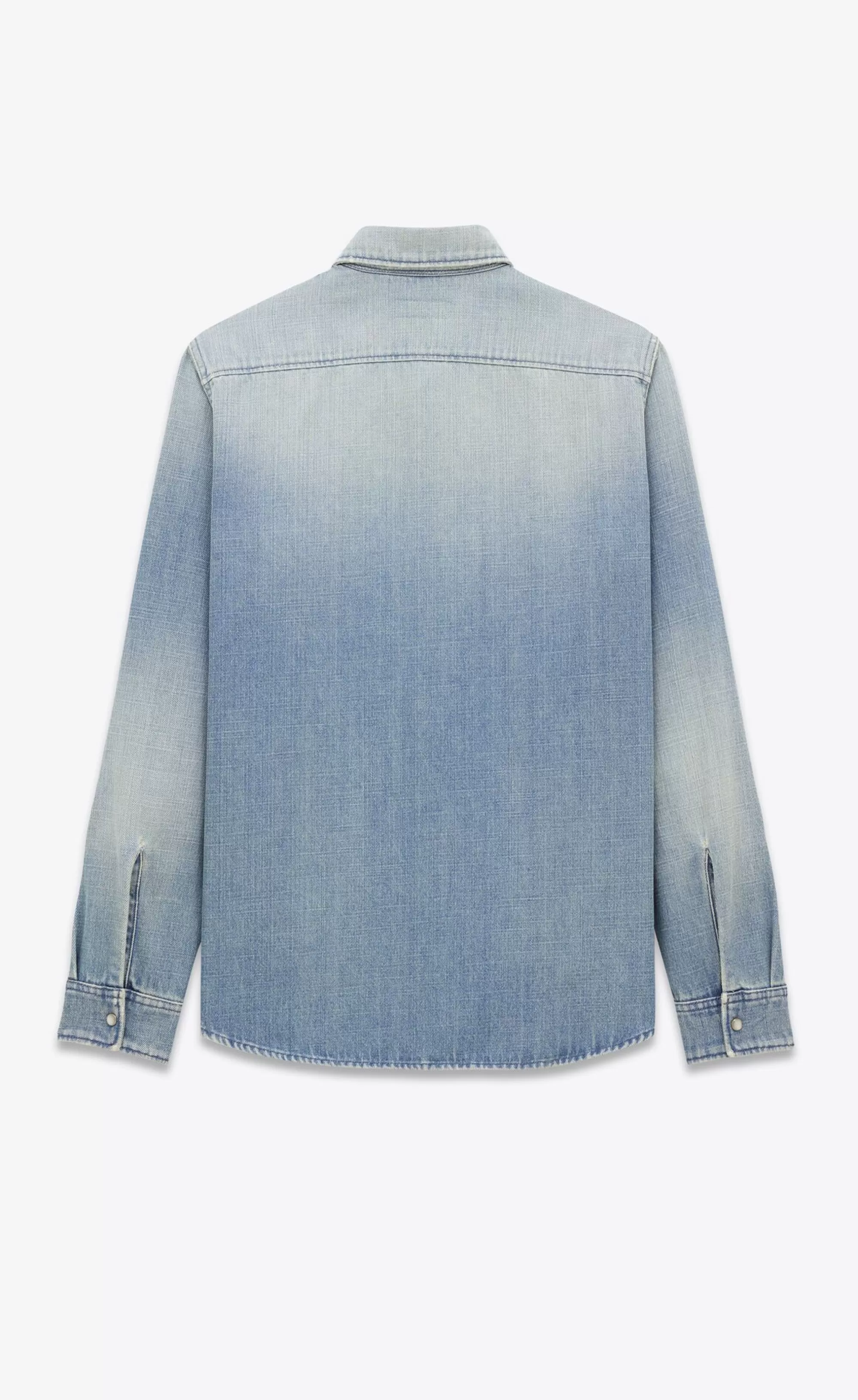 Saint Laurent ALL READY TO WEAR | DENIM^Oversized Shirt In Denim | | YSL.com