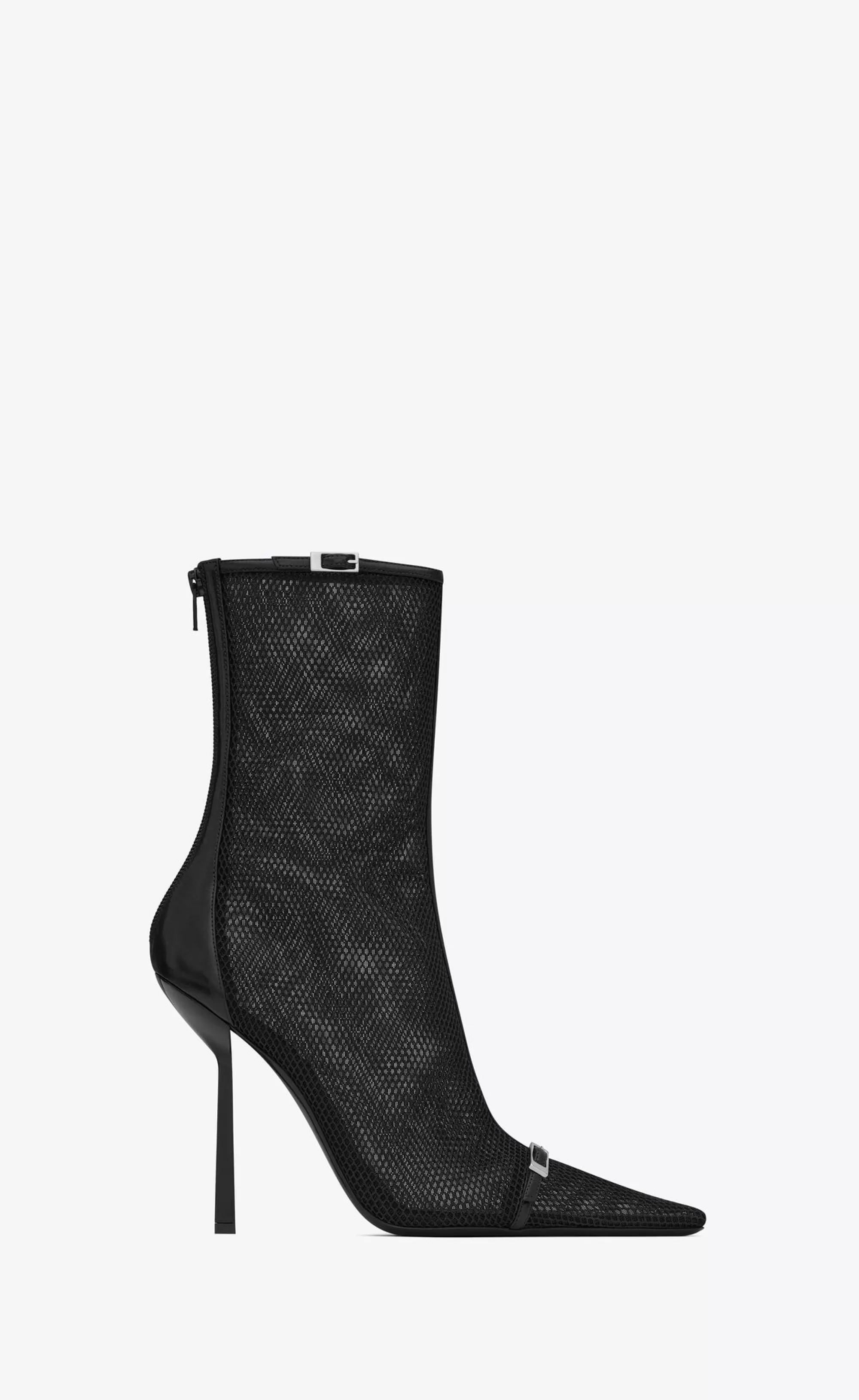 Women Saint Laurent BOOTS^OXALIS Booties In Mesh | | YSL.com