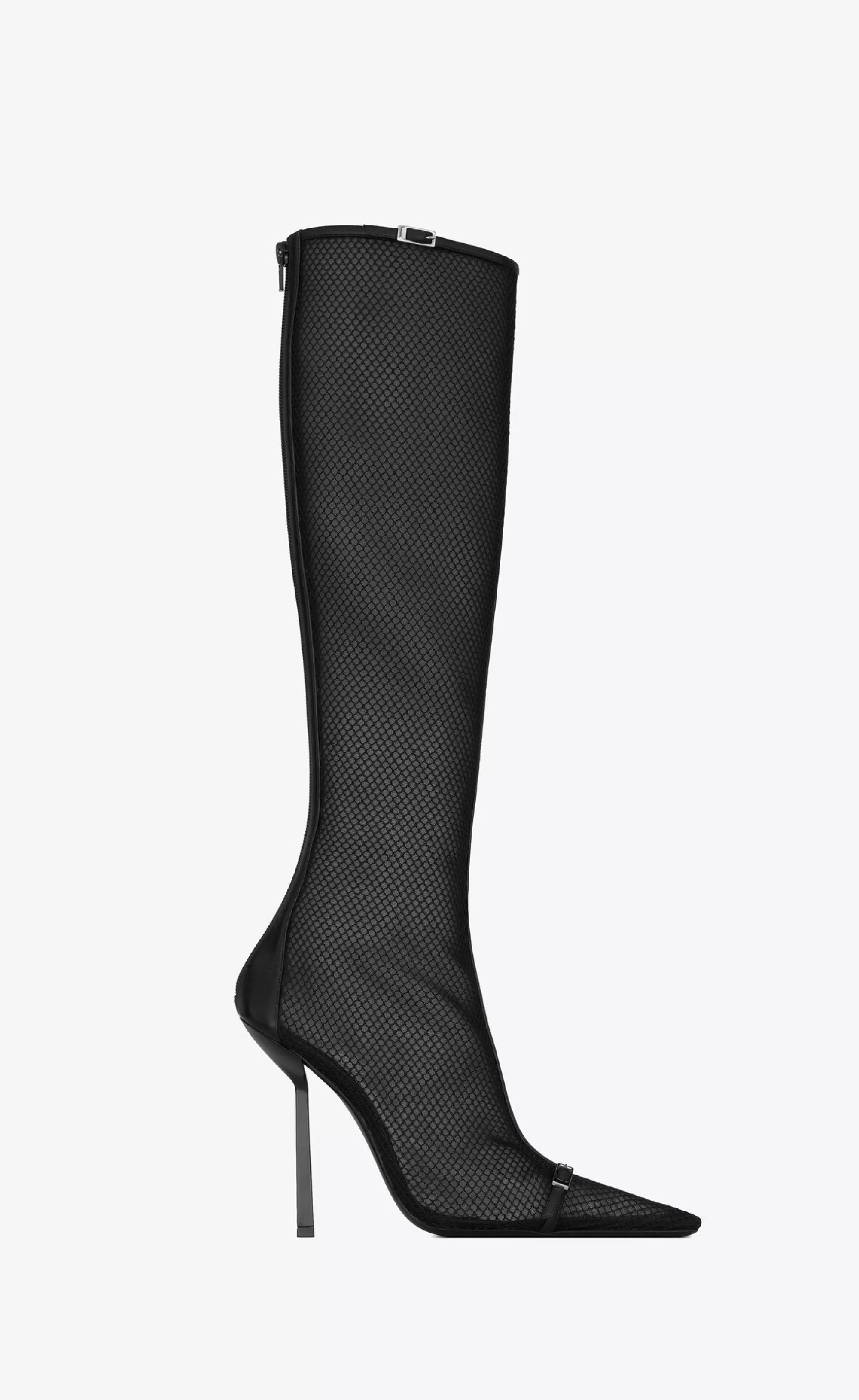 Women Saint Laurent BOOTS^OXALIS Boots In Mesh | | YSL.com