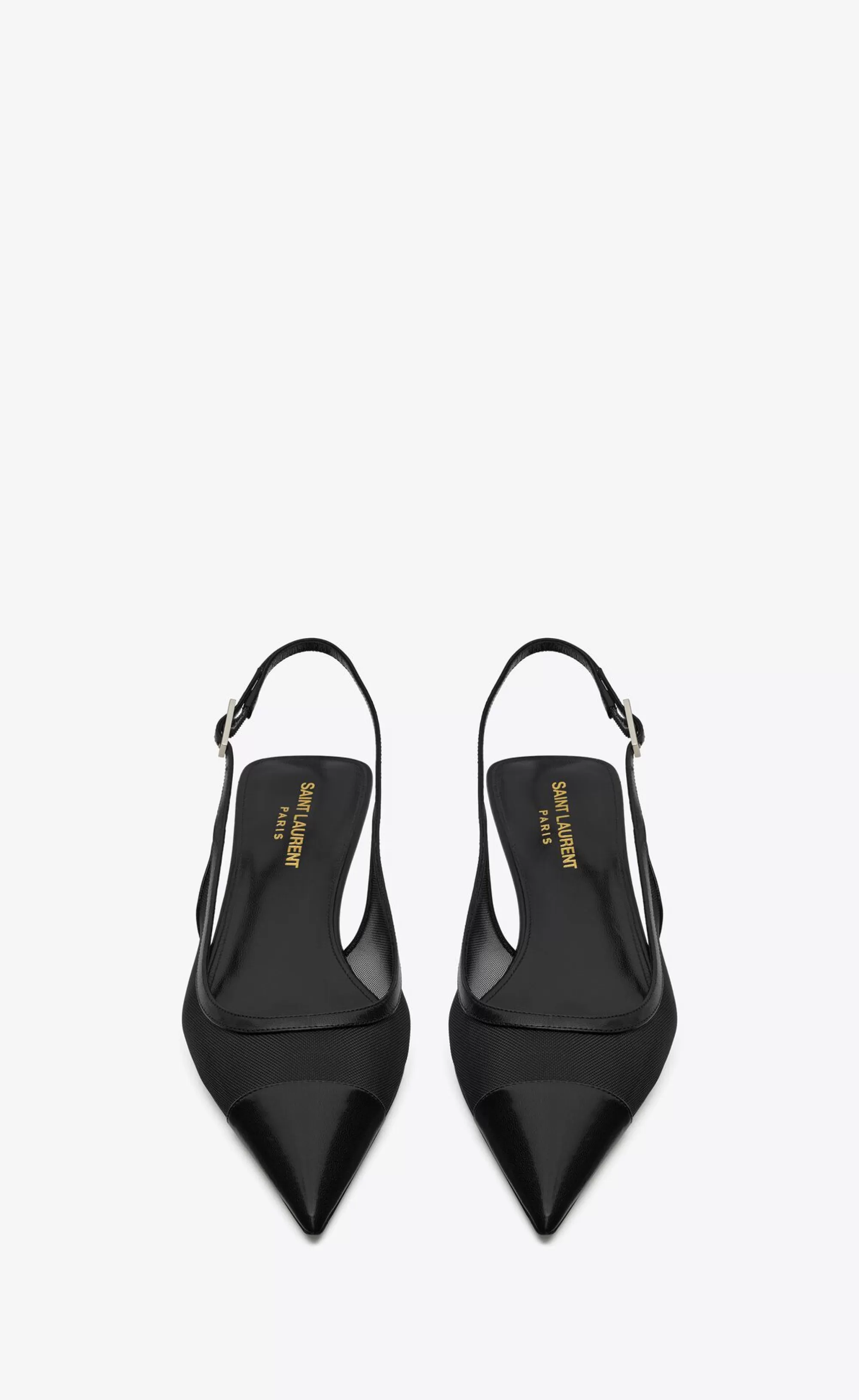 Women Saint Laurent SLINGBACKS^OXALIS Slingback Pumps In Mesh | | YSL.com