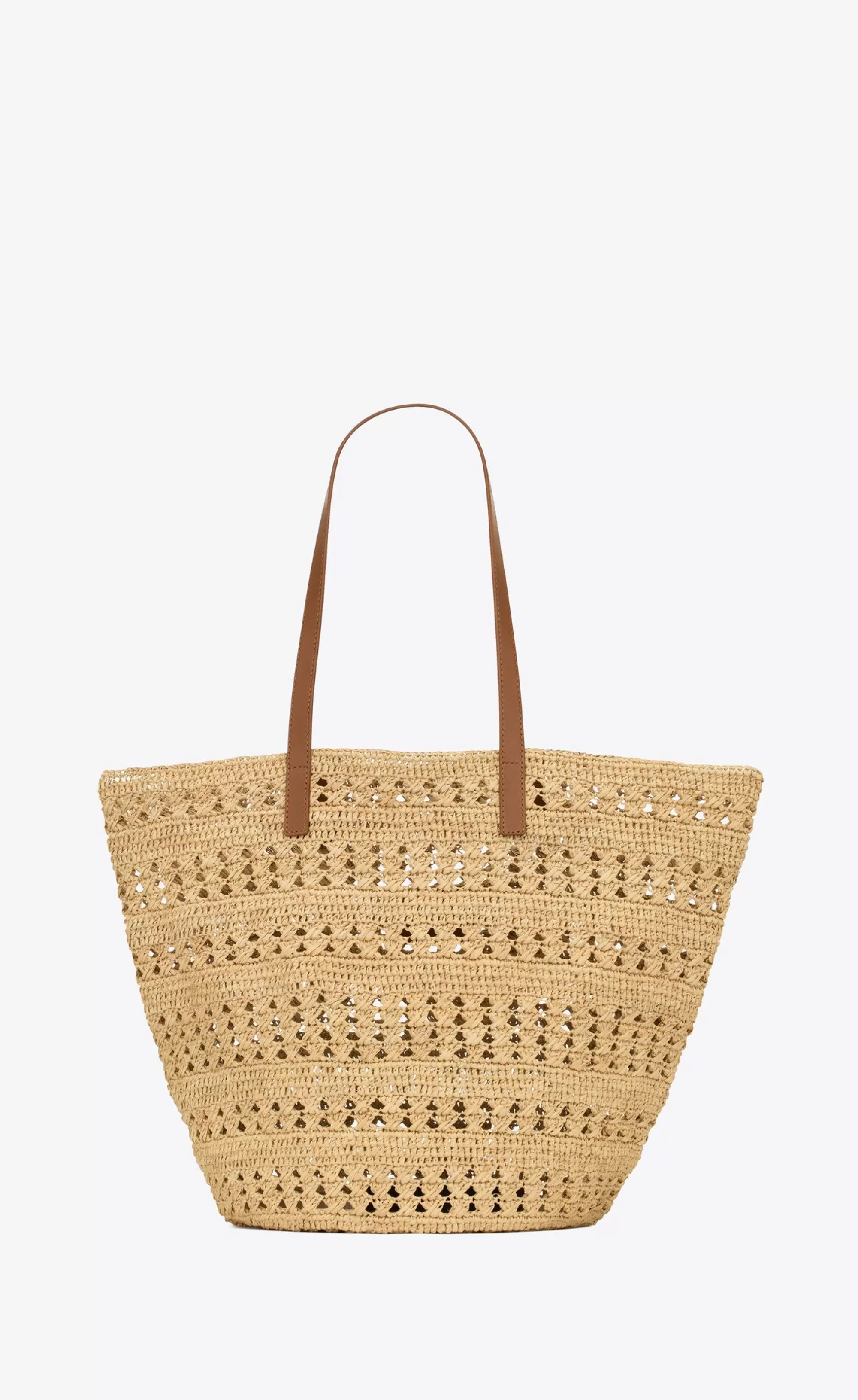 Women Saint Laurent TOTES AND SHOPPINGS^PANIER Medium Bag In Raffia | | YSL.com