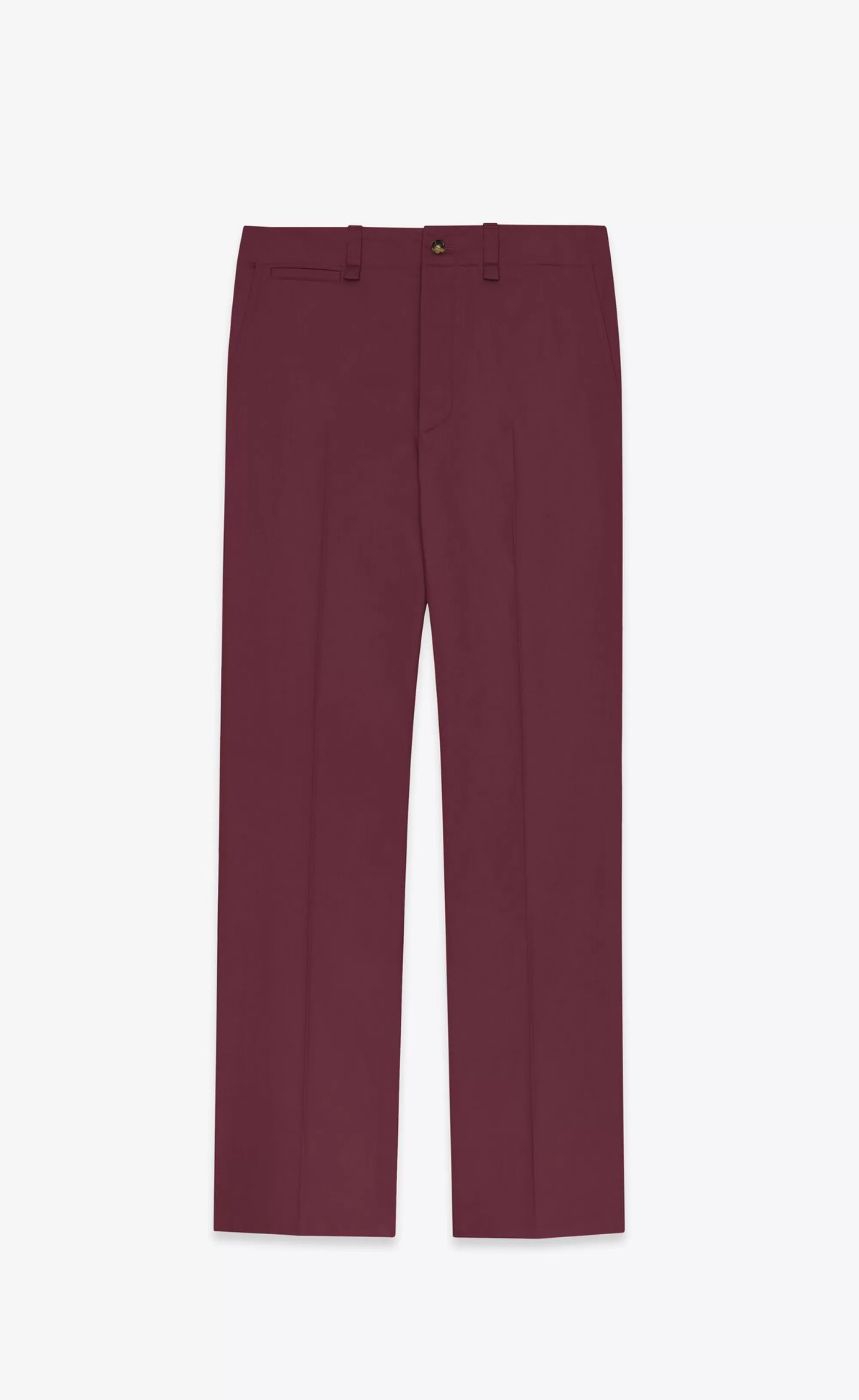 Women Saint Laurent JACKETS AND PANTS^Pants In Cotton Drill | | YSL.com