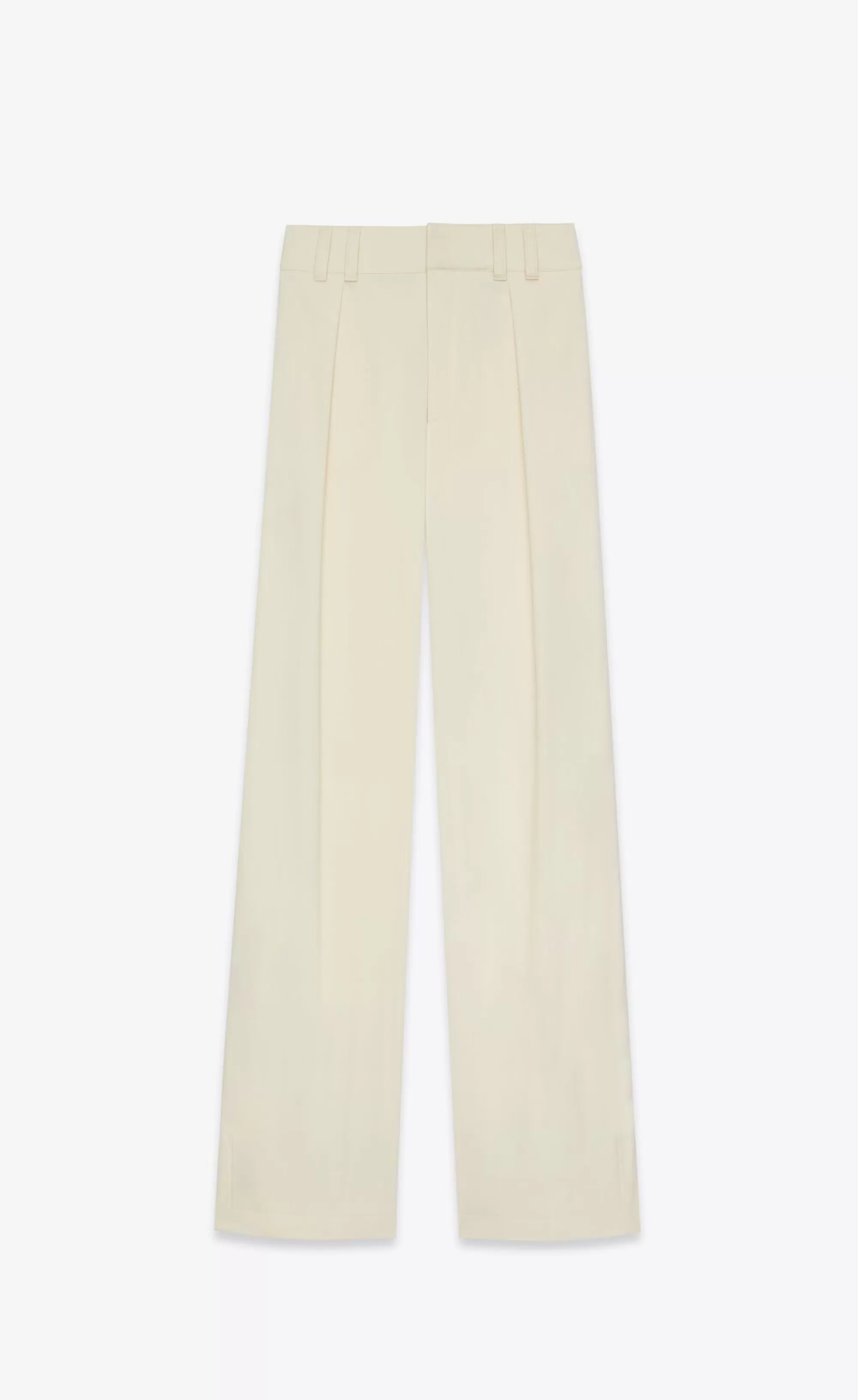 Women Saint Laurent JACKETS AND PANTS^Pants In Cotton Sateen | | YSL.com