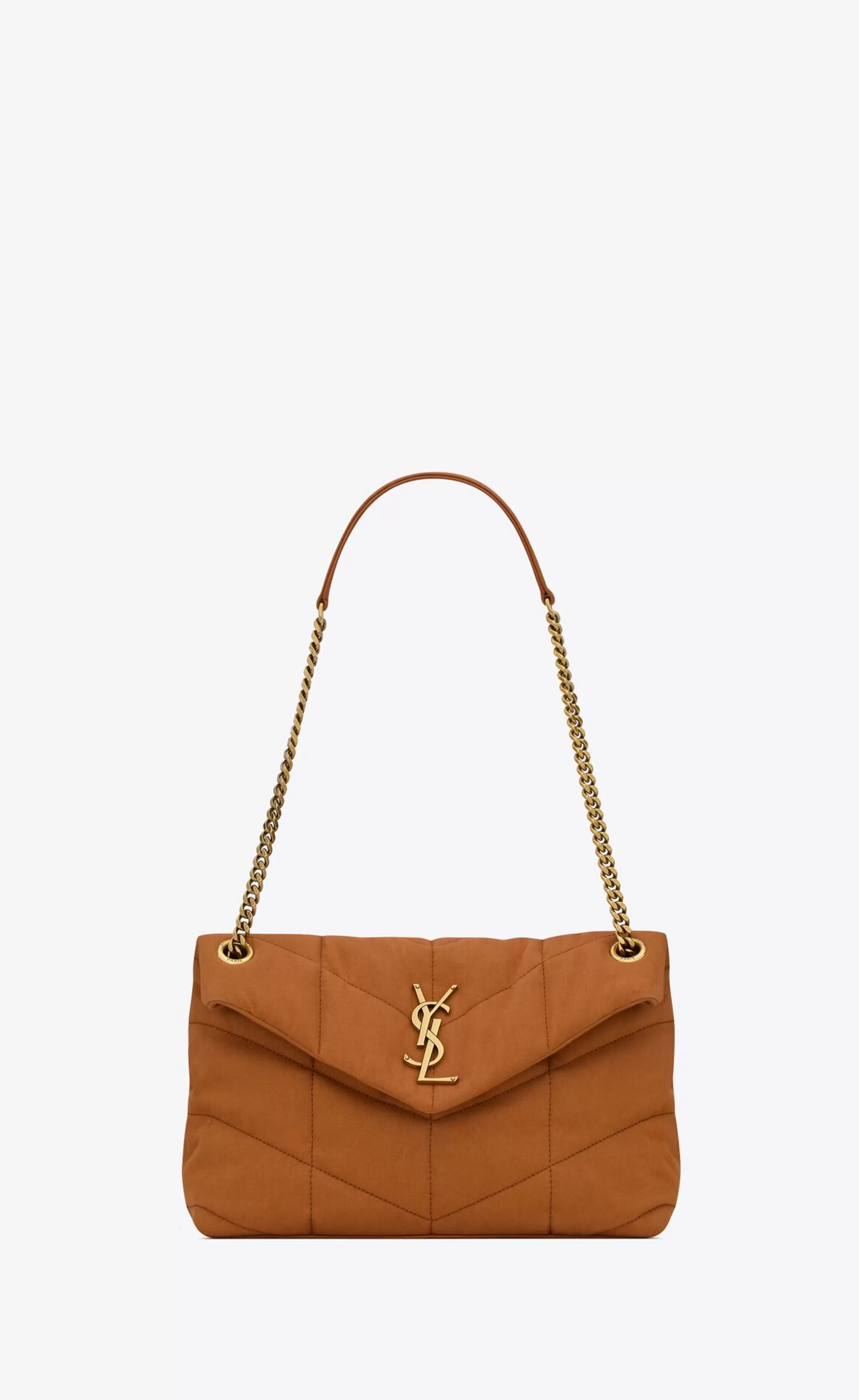 Women Saint Laurent SHOULDER BAGS | PUFFER^PUFFER Small In Canvas | | YSL.com