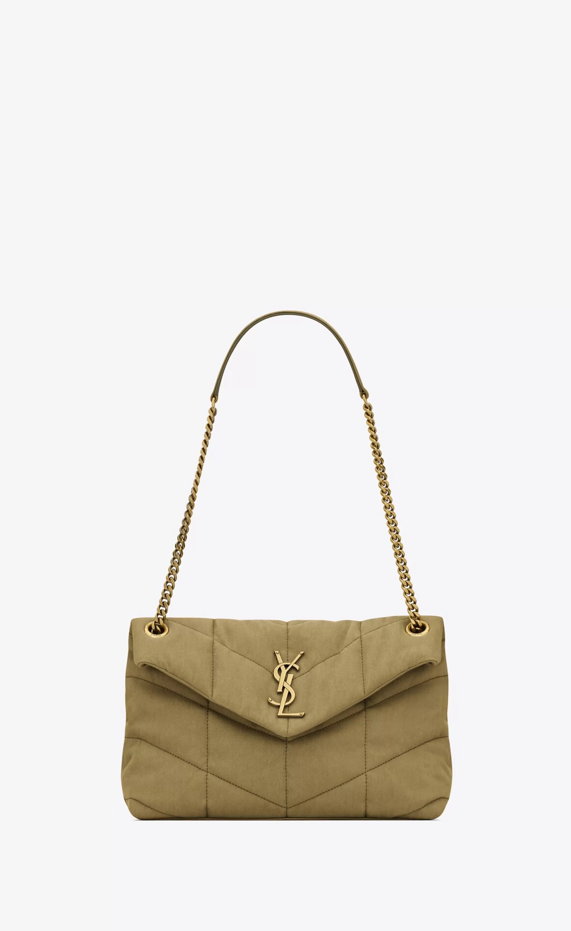 Women Saint Laurent SHOULDER BAGS | PUFFER^PUFFER SMALL In Jersey | | YSL.com