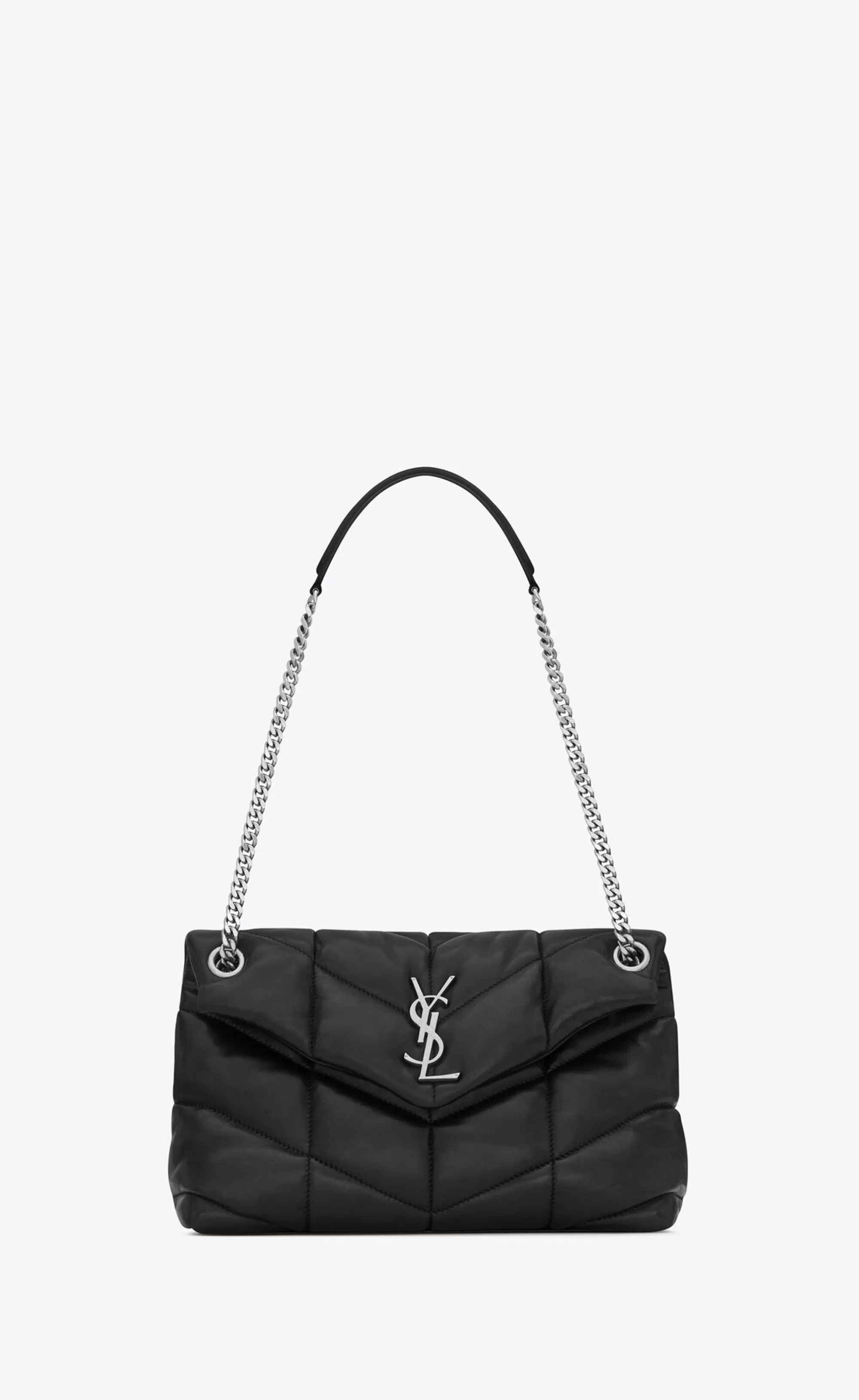 Women Saint Laurent SHOULDER BAGS | PUFFER^PUFFER SMALL In Nappa Leather | | YSL.com