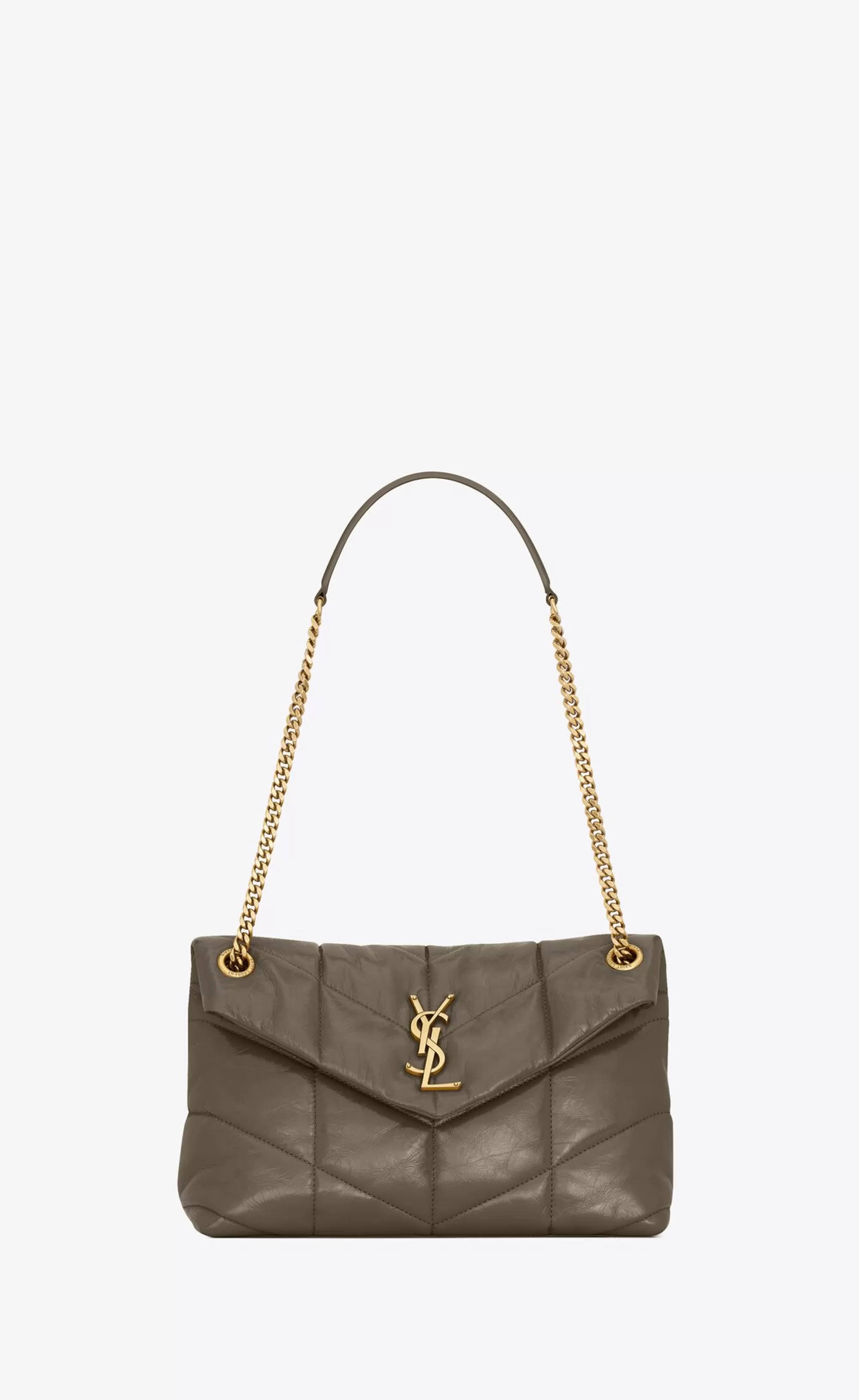 Women Saint Laurent SHOULDER BAGS | PUFFER^Puffer Small In Quilted Crinkled Leather | | YSL.com