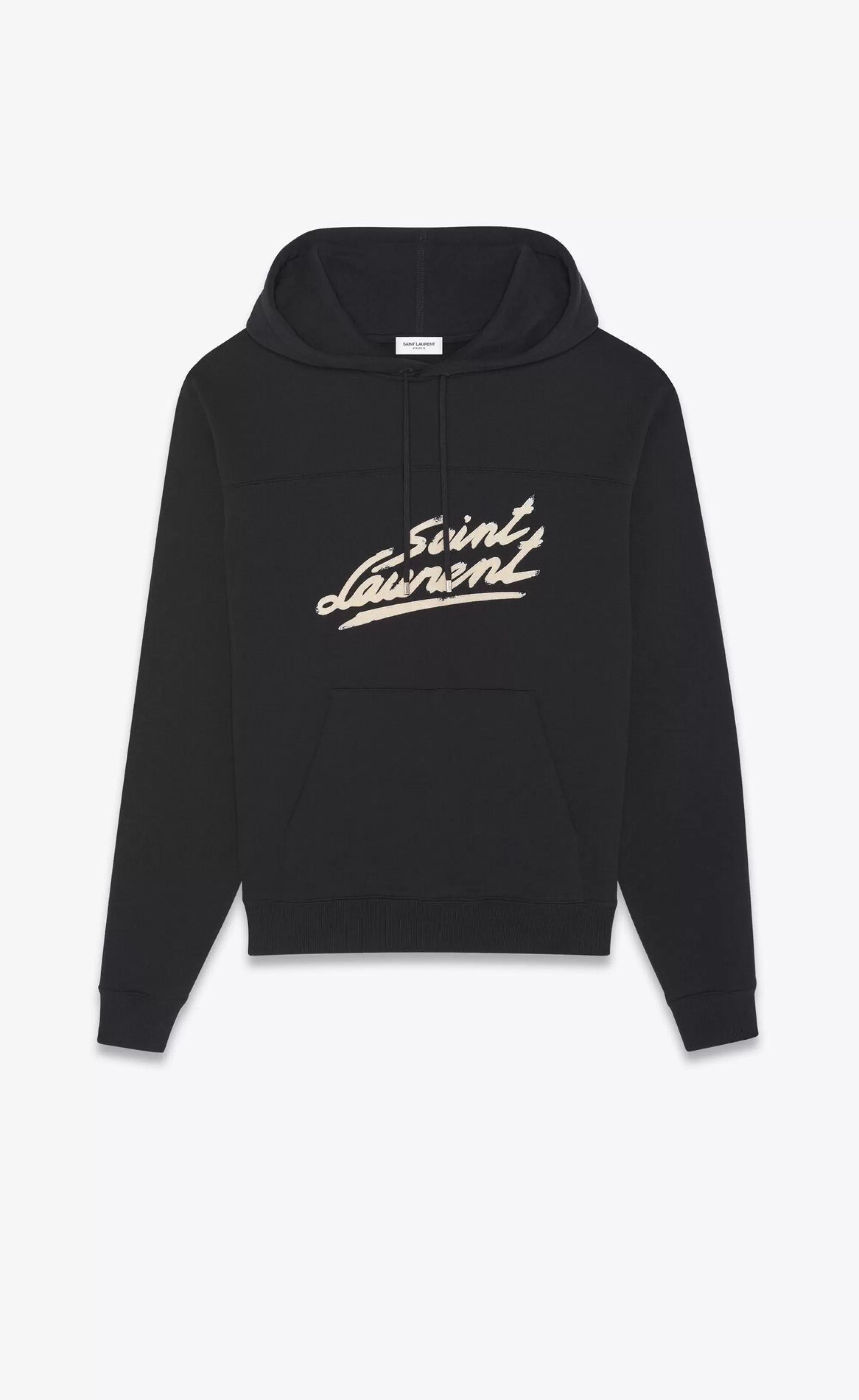 Saint Laurent ALL READY TO WEAR | JERSEY^"" '50s Signature Hoodie | | YSL.com