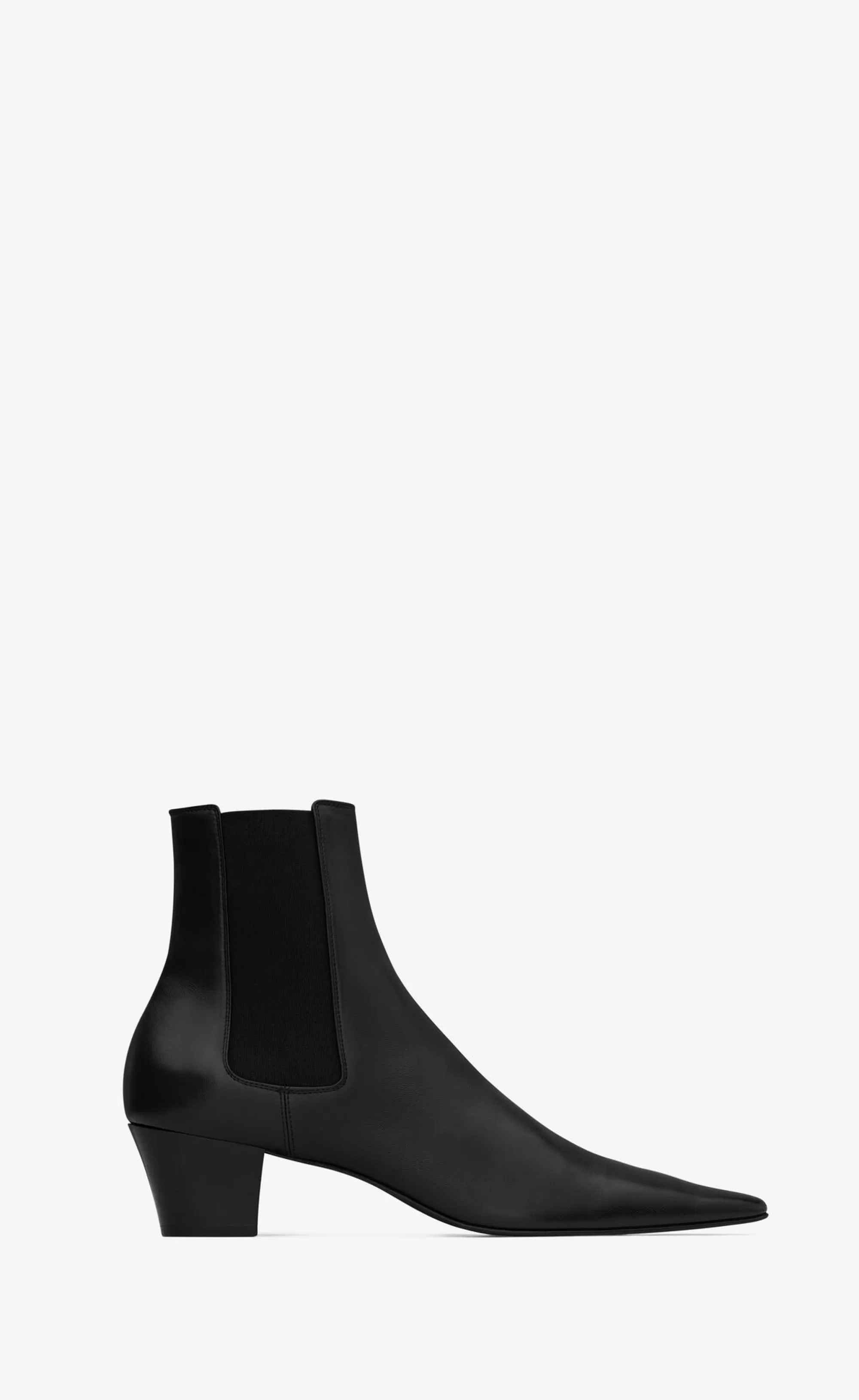 Saint Laurent BOOTS^RAINER Chelsea Boots In Shiny Leather | | YSL.com