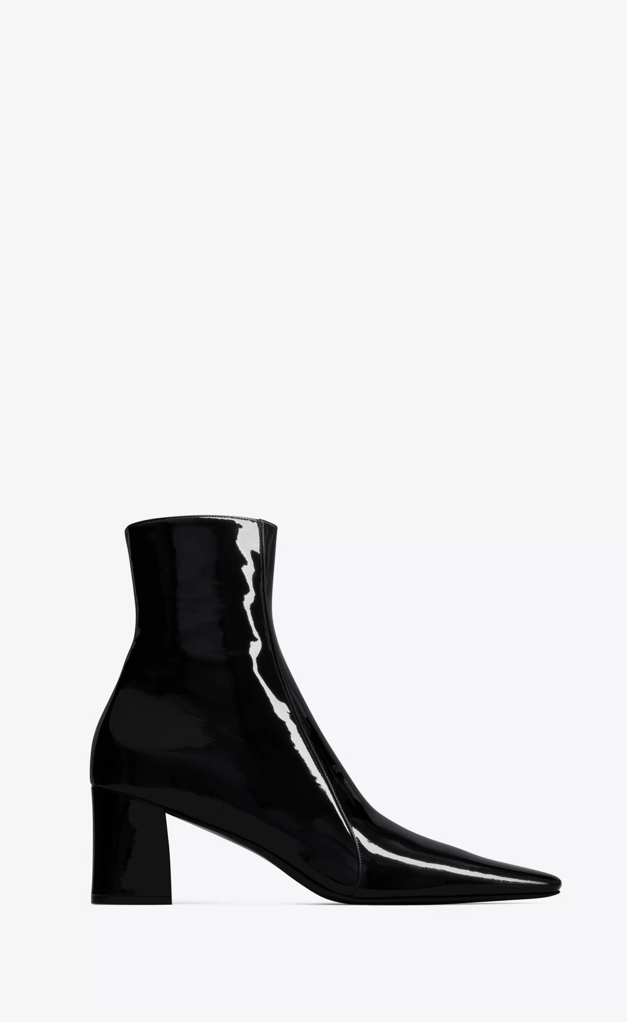 Saint Laurent NEW ARRIVALS | SMOKING^RAINER Zipped Boots In Patent Leather | | YSL.com