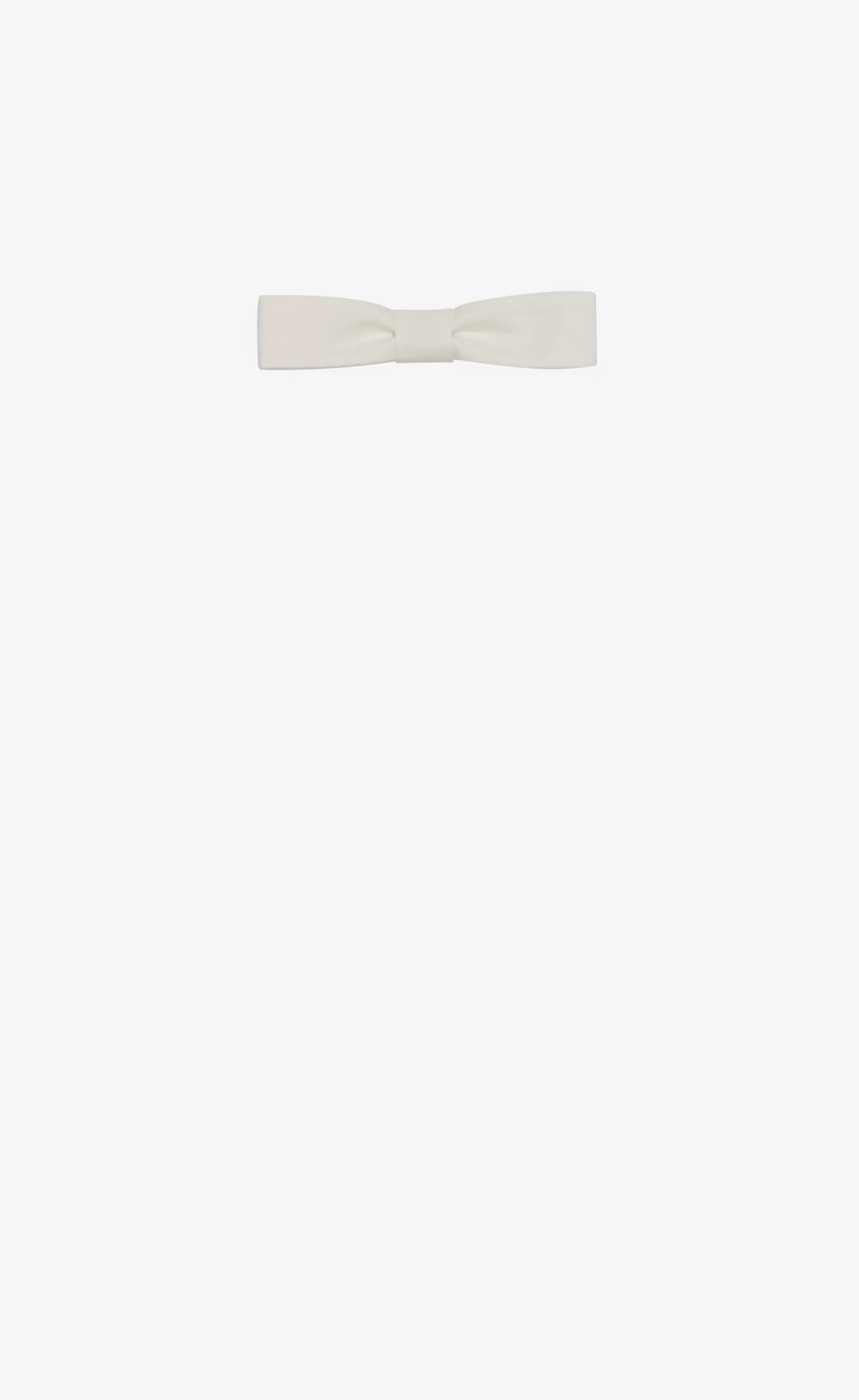 Saint Laurent TEXTILE ACCESSORIES | SMOKING^Rectangular Bow Tie In Cotton Poplin | | YSL.com