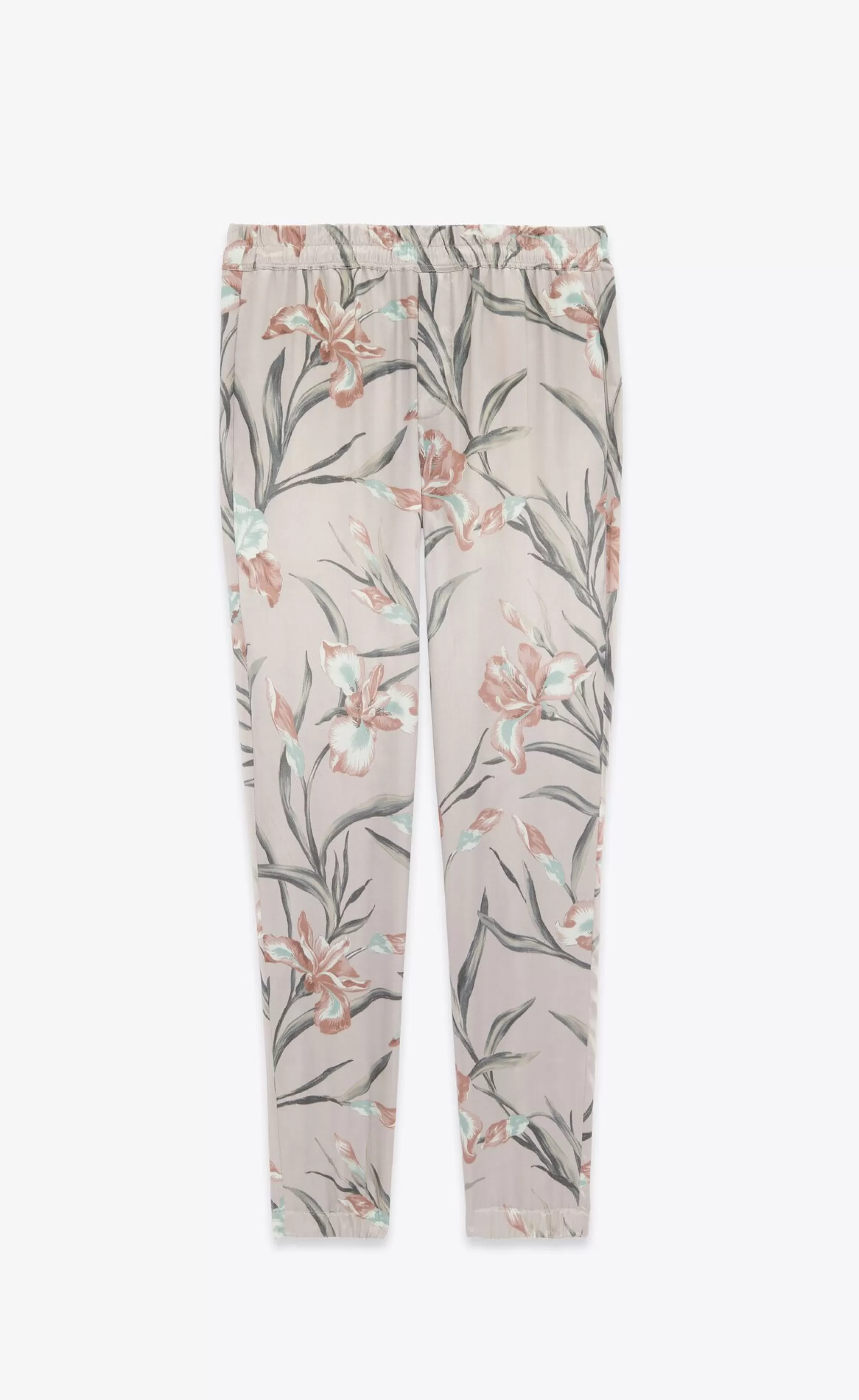 Saint Laurent ALL READY TO WEAR | JACKETS AND PANTS^Relaxed Pants In Floral Satin | | YSL.com