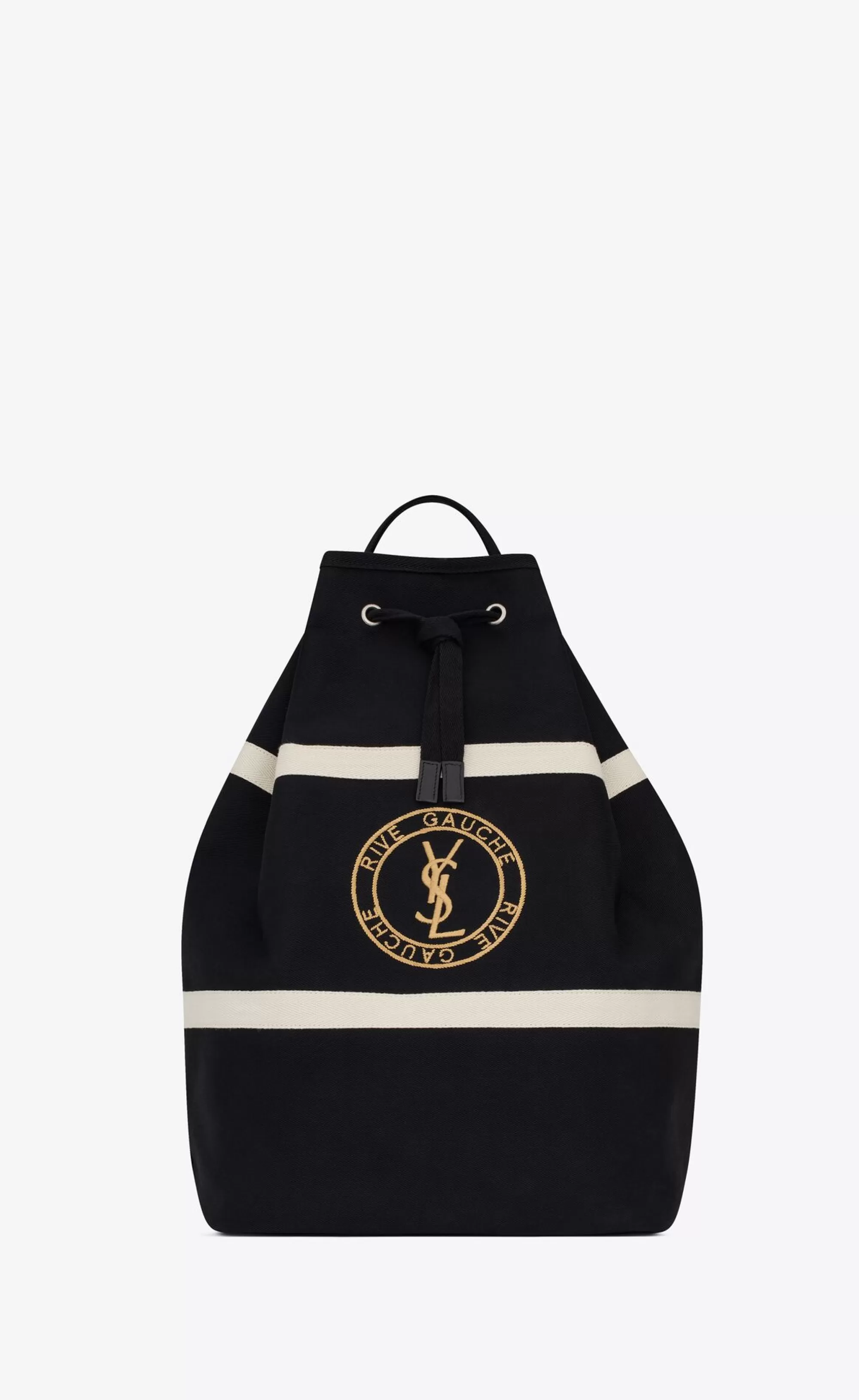 Saint Laurent BACKPACKS^RIVE GAUCHE SLING BAG IN CANVAS | | YSL.com