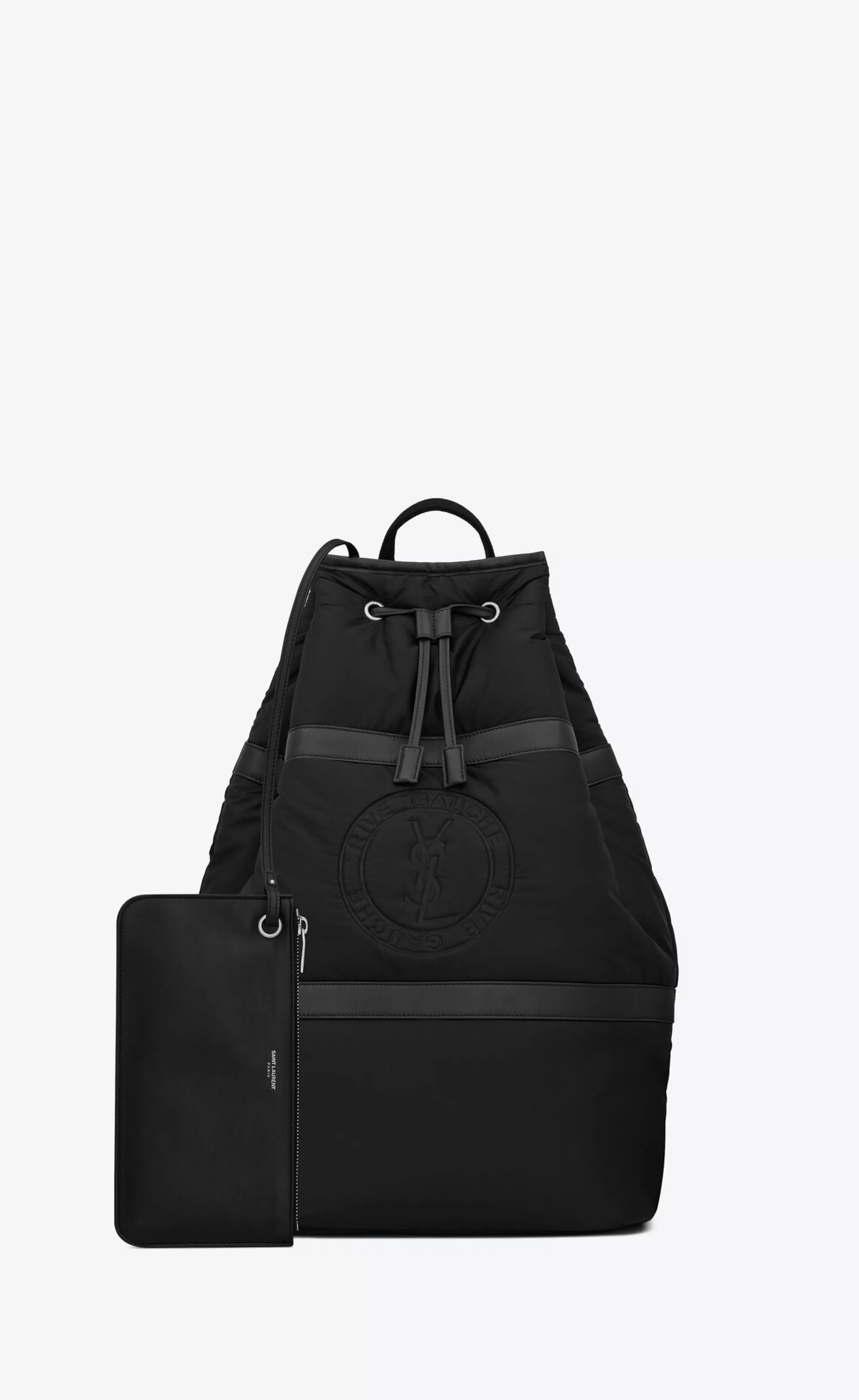 Saint Laurent BACKPACKS^RIVE GAUCHE Sling Bag In ECONYL® | | YSL.com