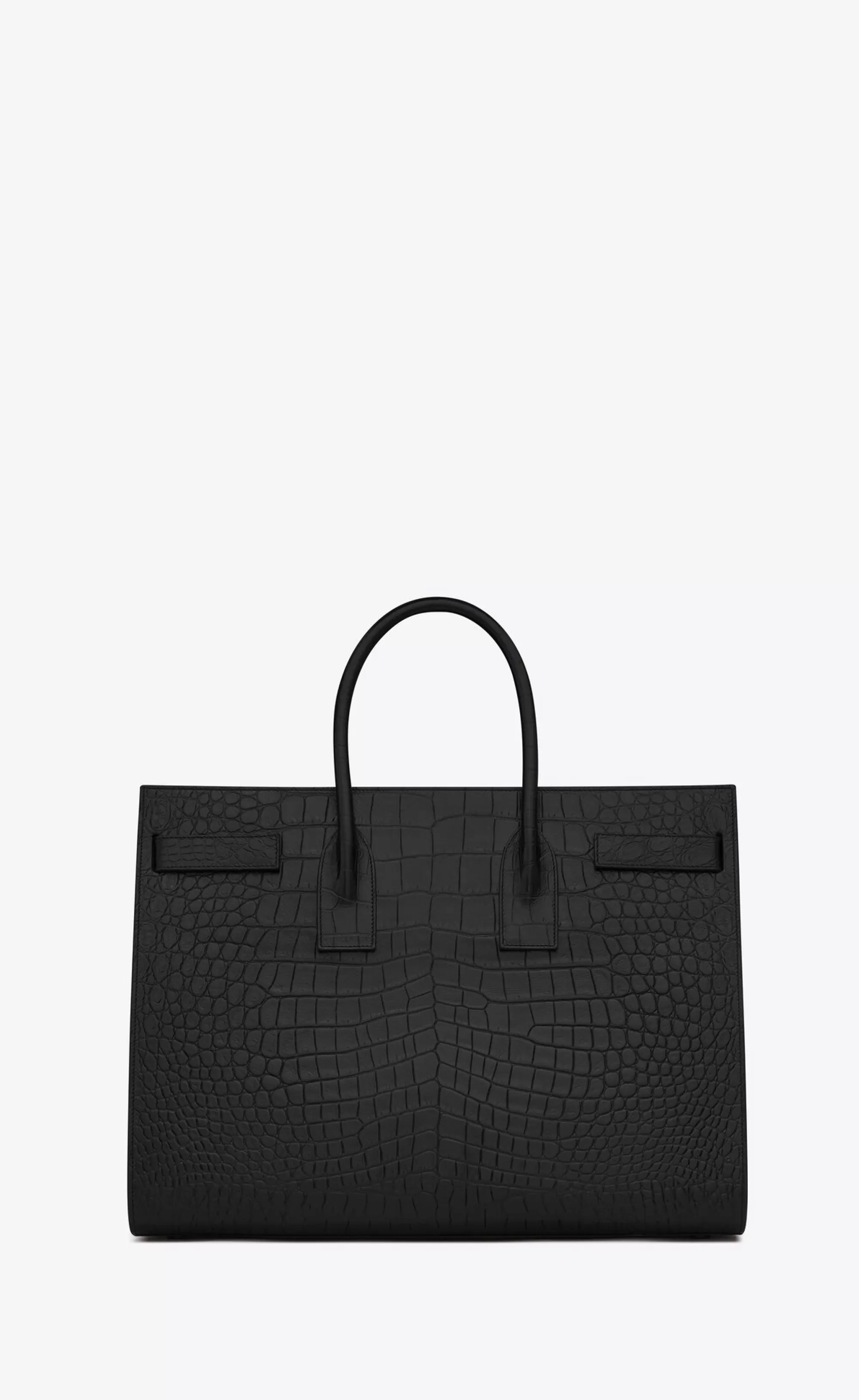 Saint Laurent SAC DE JOUR^Sac De Jour LARGE In Crocodile-embossed Leather | | YSL.com