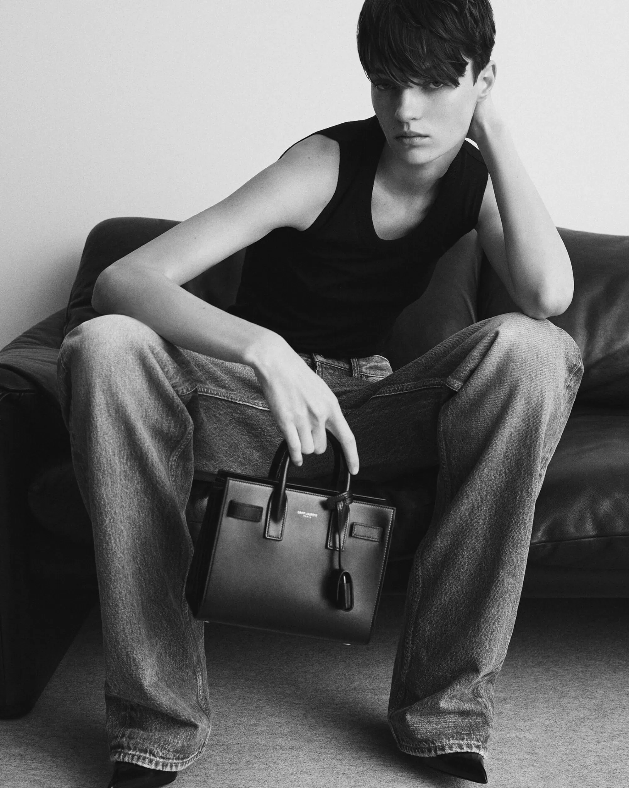Women Saint Laurent SAC DE JOUR | TOP HANDLES^SAC DE JOUR NANO IN SMOOTH LEATHER | | YSL.com