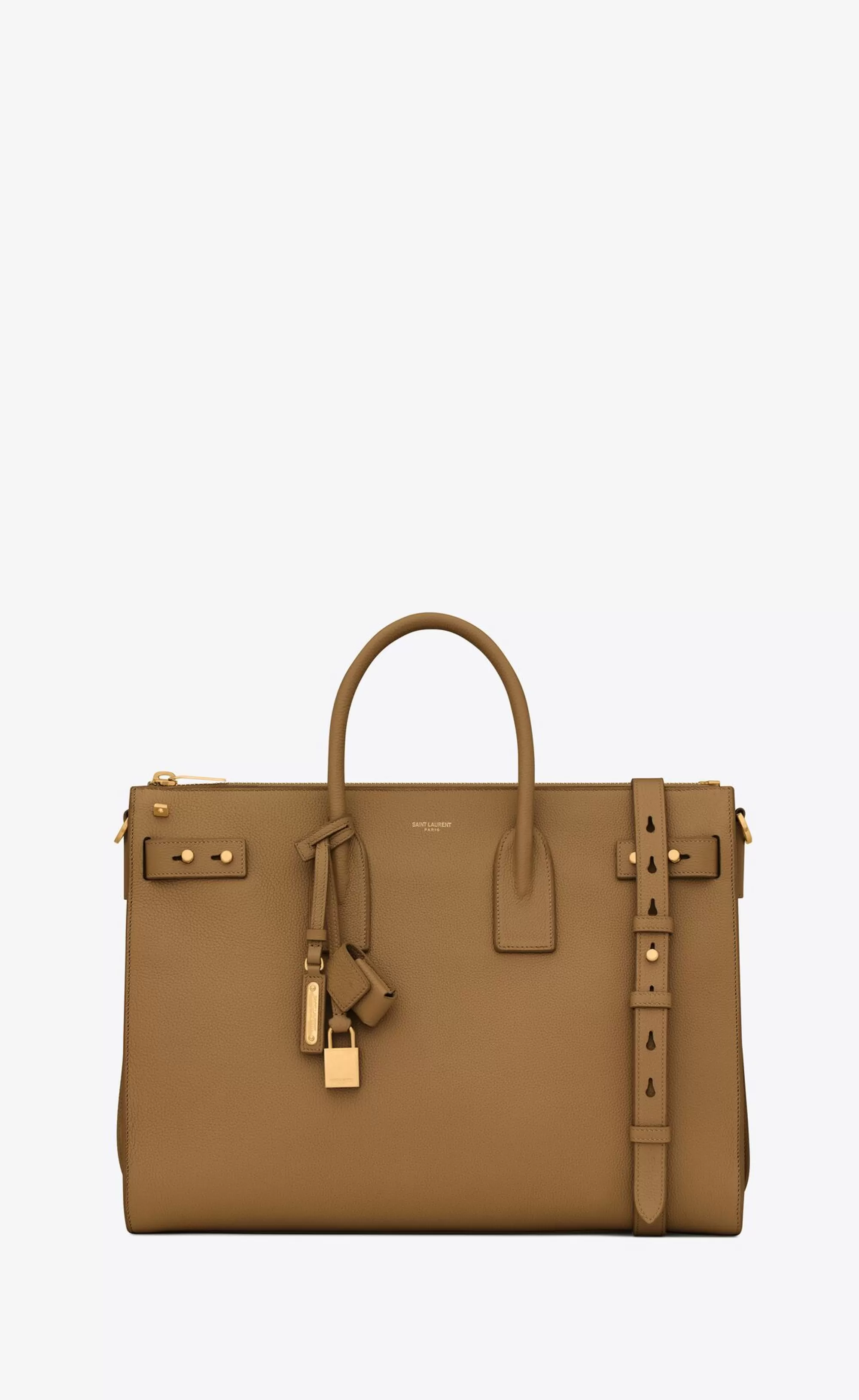 Saint Laurent SAC DE JOUR^SAC DE JOUR THIN LARGE IN GRAINED LEATHER | | YSL.com