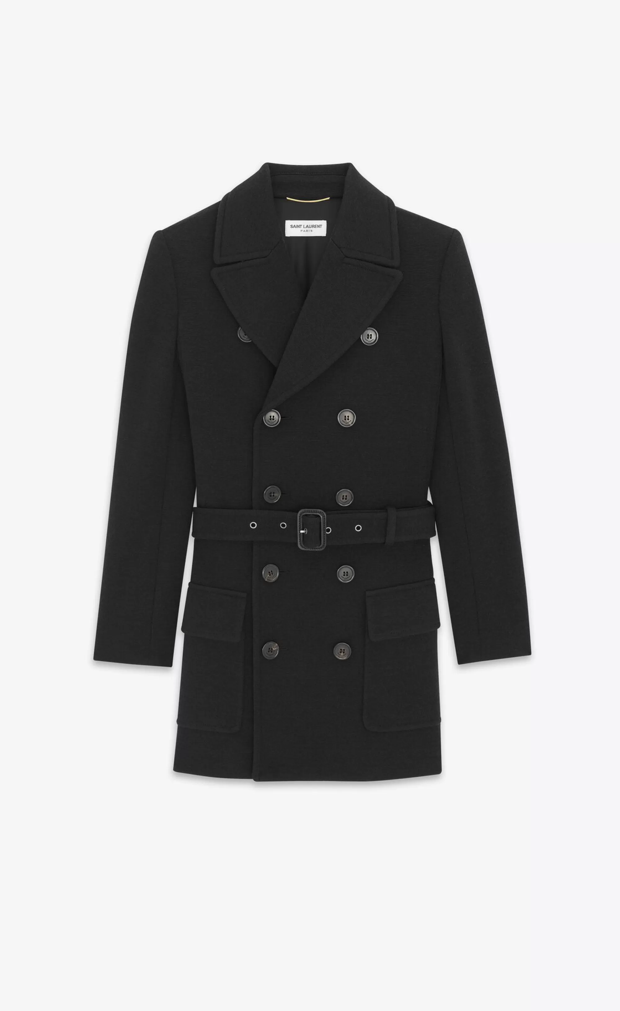 Women Saint Laurent JACKETS AND PANTS^SAHARIENNE Jacket In Wool Jersey | | YSL.com