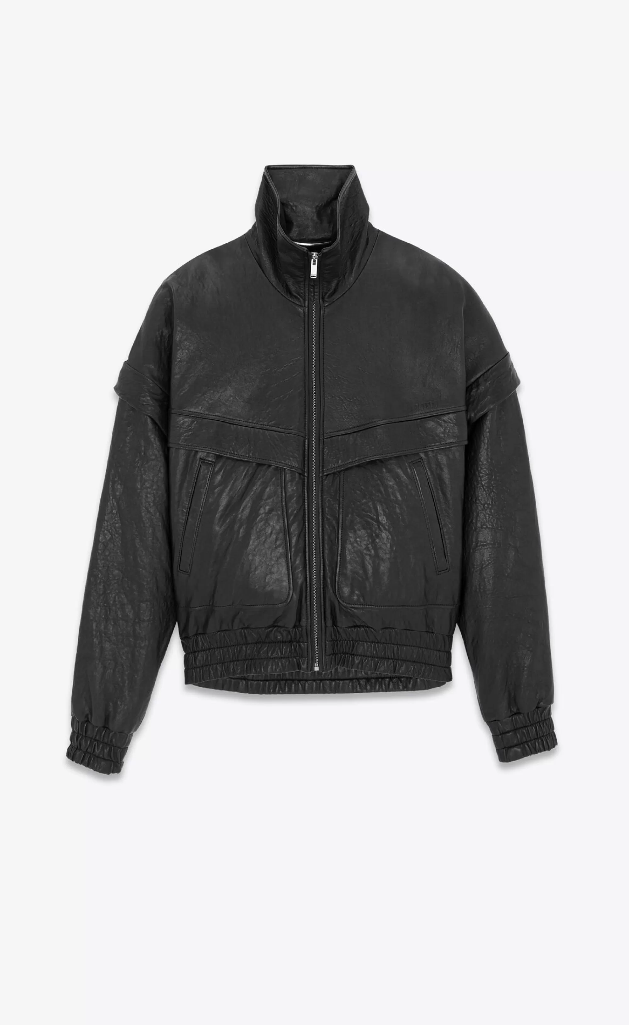 Saint Laurent ALL READY TO WEAR | OUTERWEAR^ Bomber Jacket In Grained Lambskin | | YSL.com