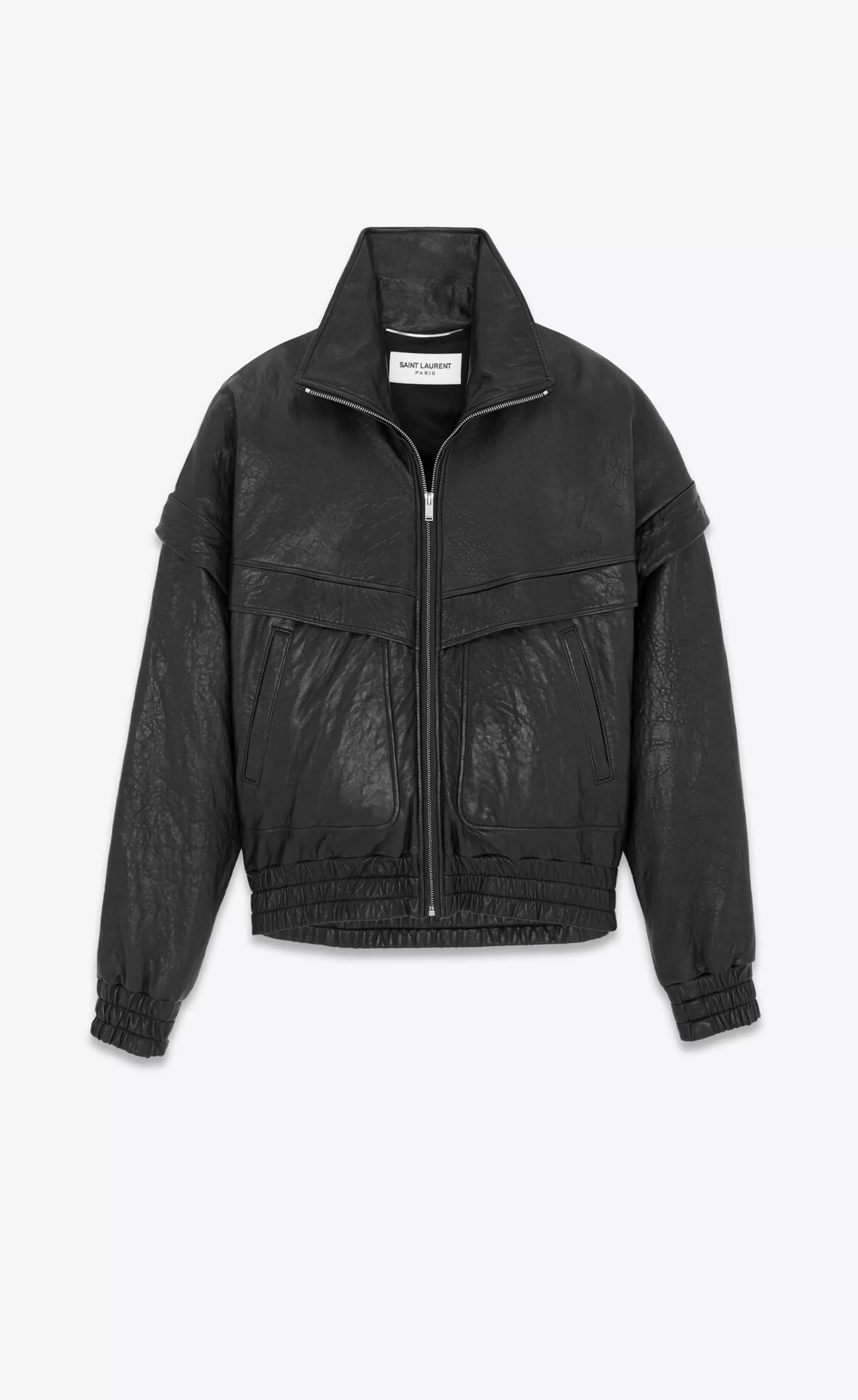 Saint Laurent ALL READY TO WEAR | OUTERWEAR^ Bomber Jacket In Grained Lambskin | | YSL.com