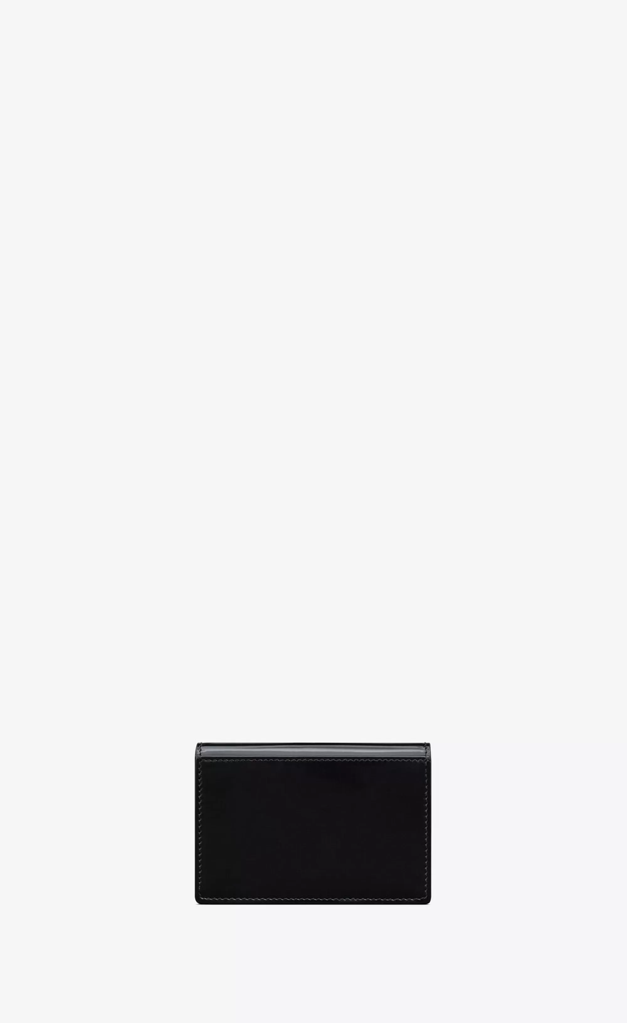 Women Saint Laurent CARD CASES^ Business Card Case In Brushed Leather | | YSL.com