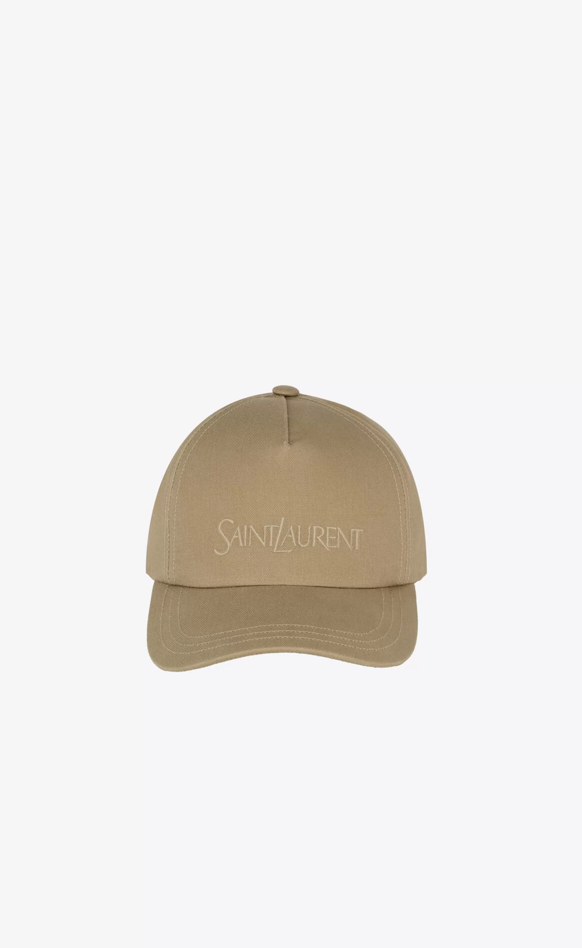 Women Saint Laurent HATS | HATS AND GLOVES^ Cap In Gabardine | | YSL.com