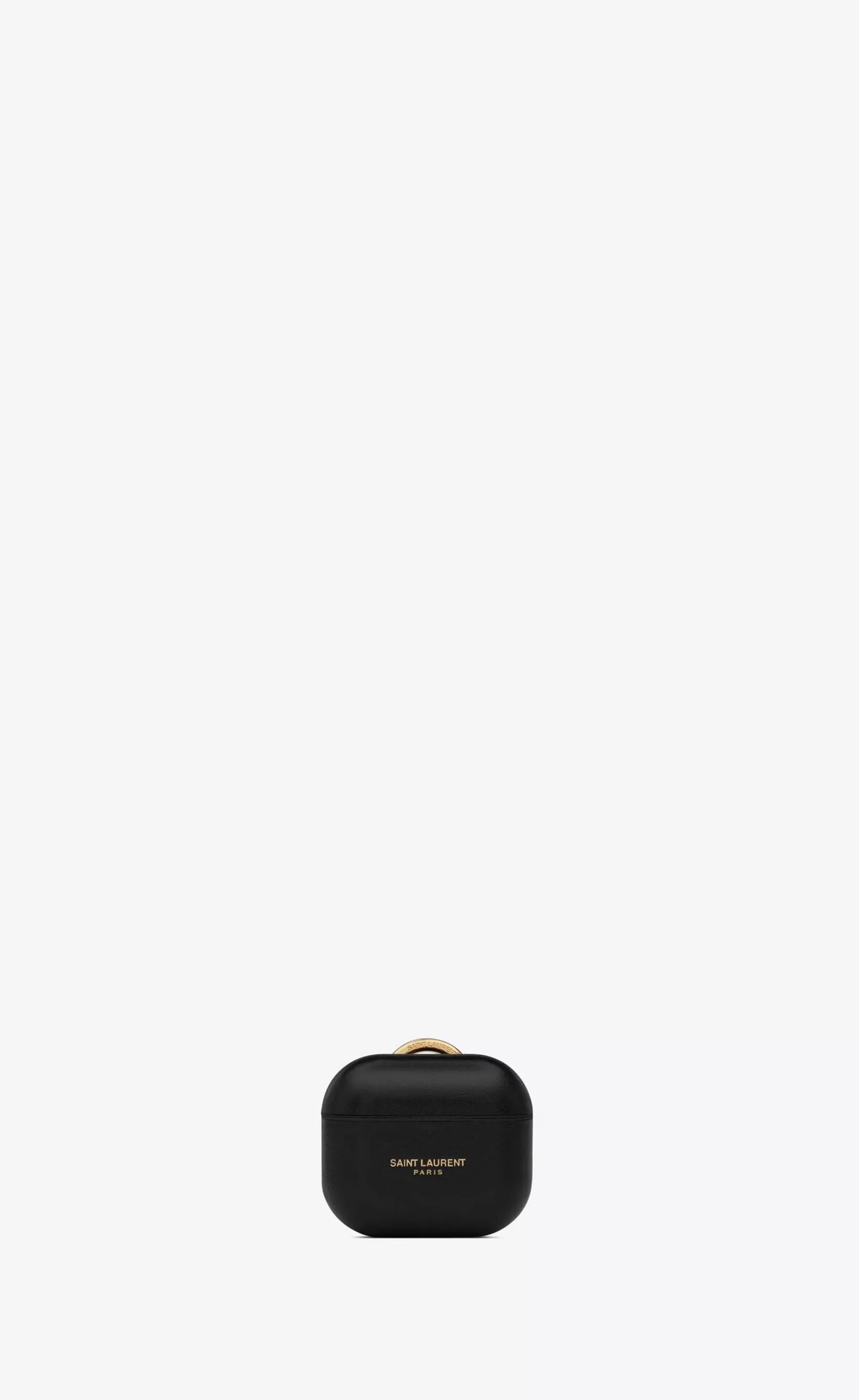 Women Saint Laurent OTHER ACCESSORIES | SMALL ACCESSORIES^ PARIS AIRPODS HOLDER IN SMOOTH LEATHER | | YSL.com