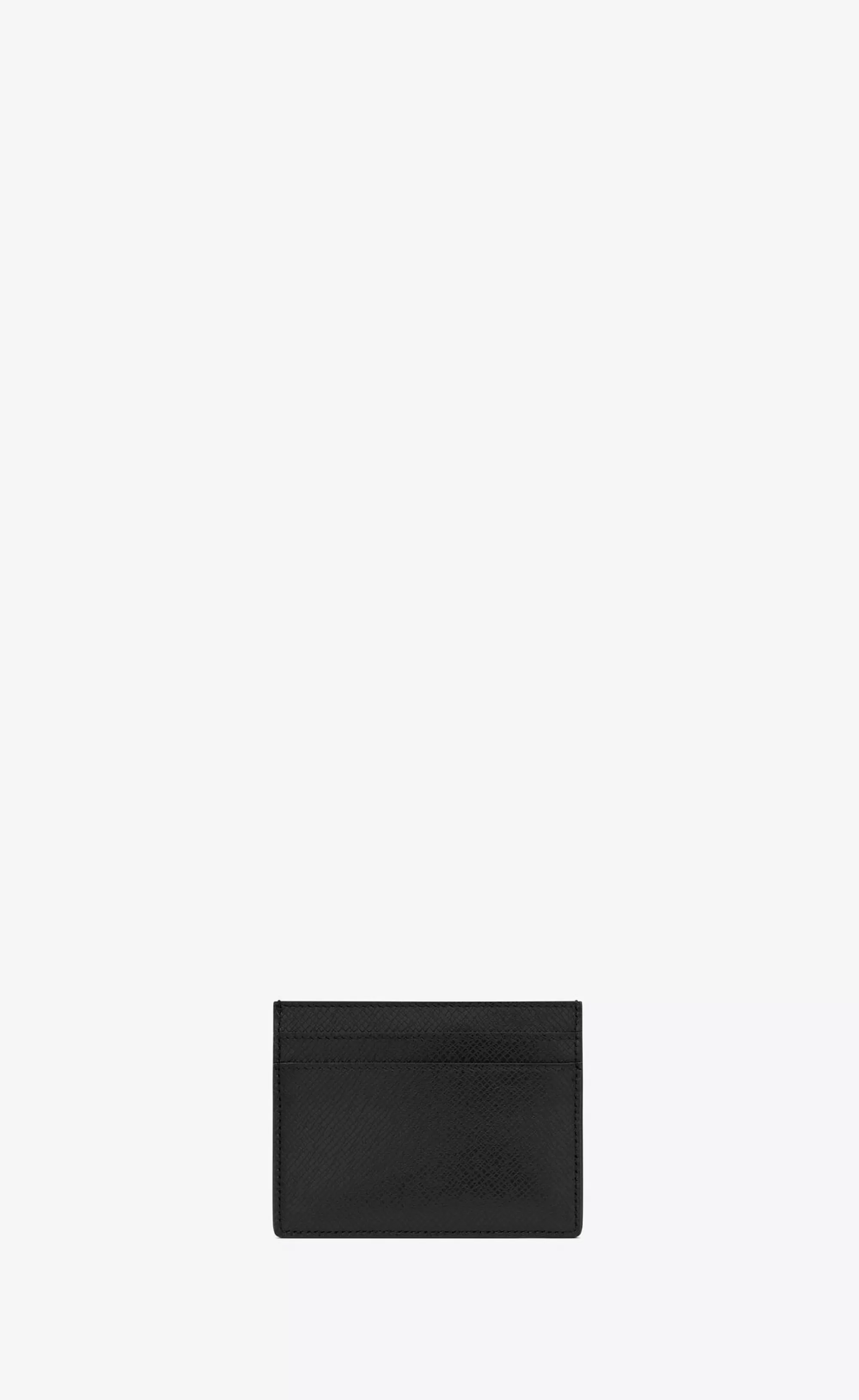 Saint Laurent CARD CASES^ Paris Card Case In Coated Bark Leather | | YSL.com