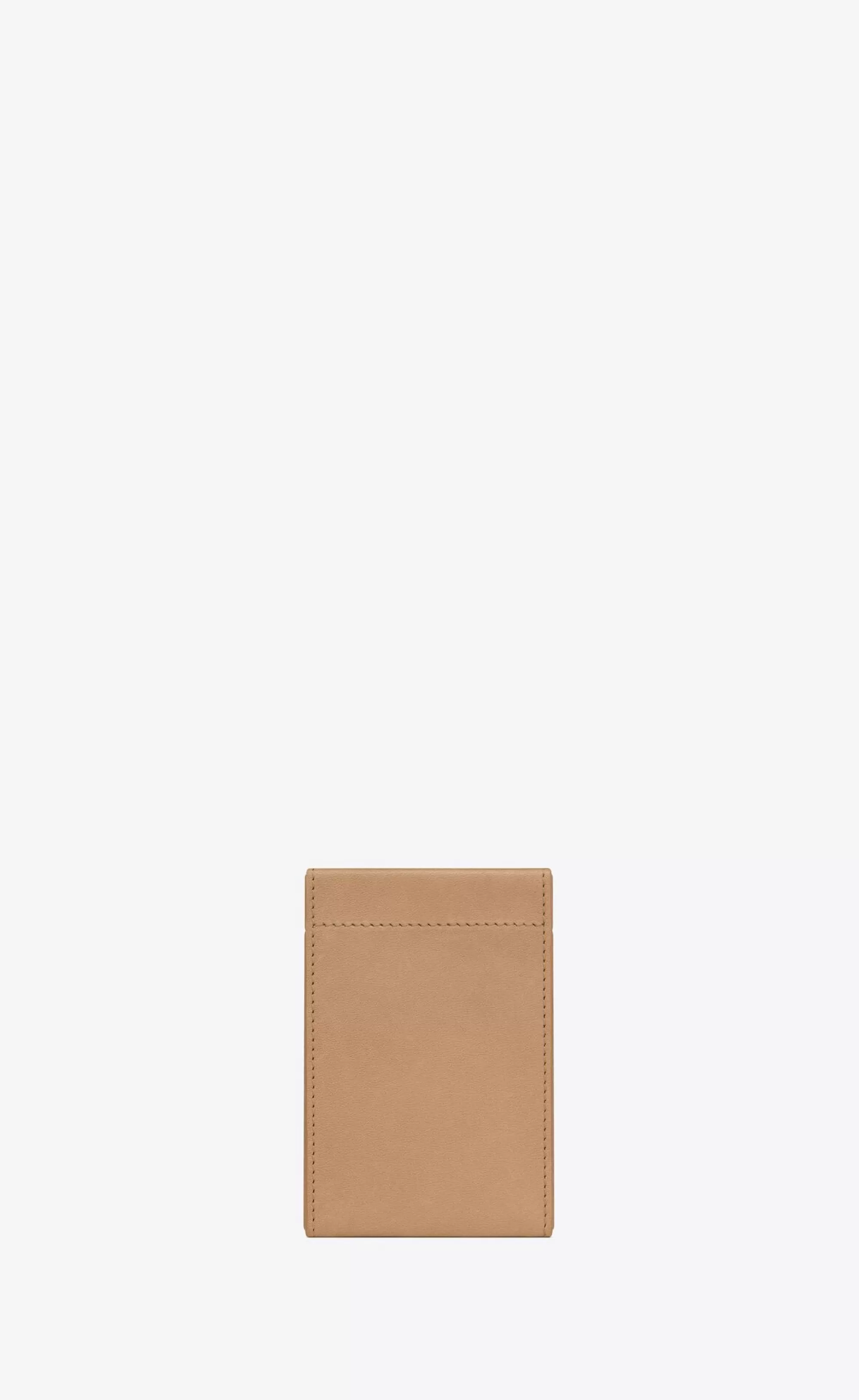 Saint Laurent OTHER ACCESSORIES^ PARIS Cigarette Box In Vegetable-tanned Leather | | YSL.com