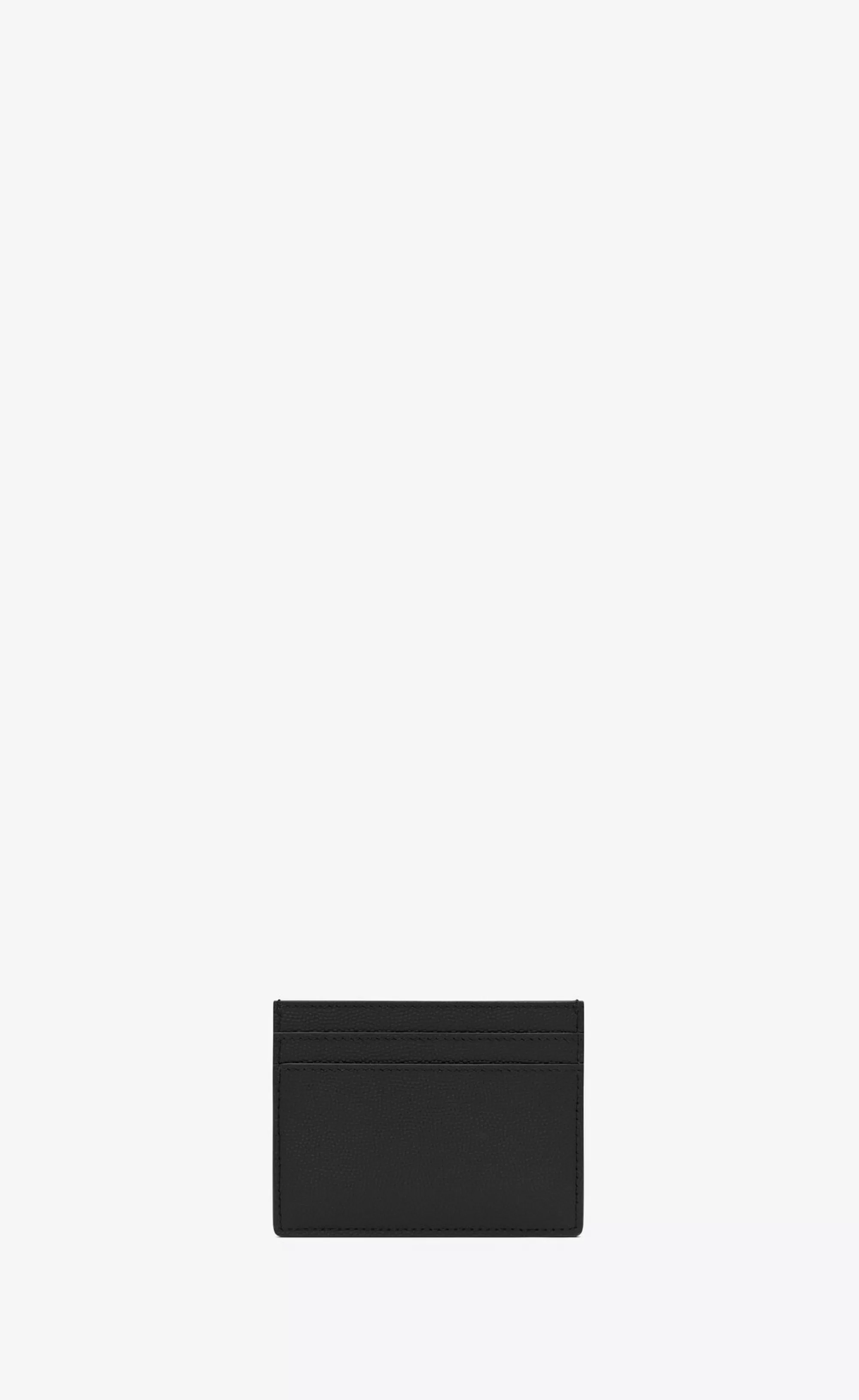Saint Laurent CARD CASES^ Paris Credit Card Case In Grain De Poudre Embossed Leather | | YSL.com