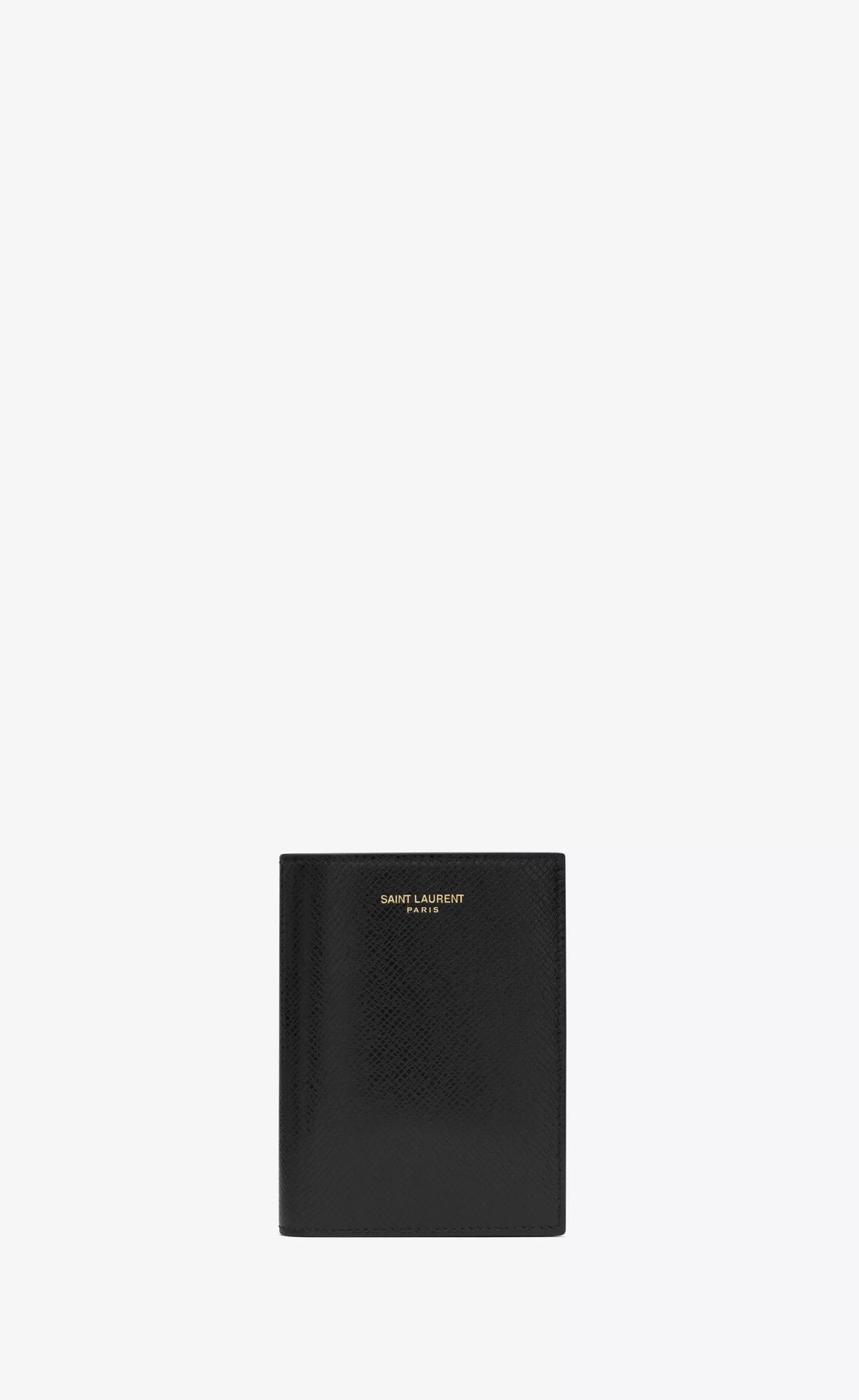 Saint Laurent CARD CASES^ Paris Credit Card Wallet In Coated Bark Leather | | YSL.com