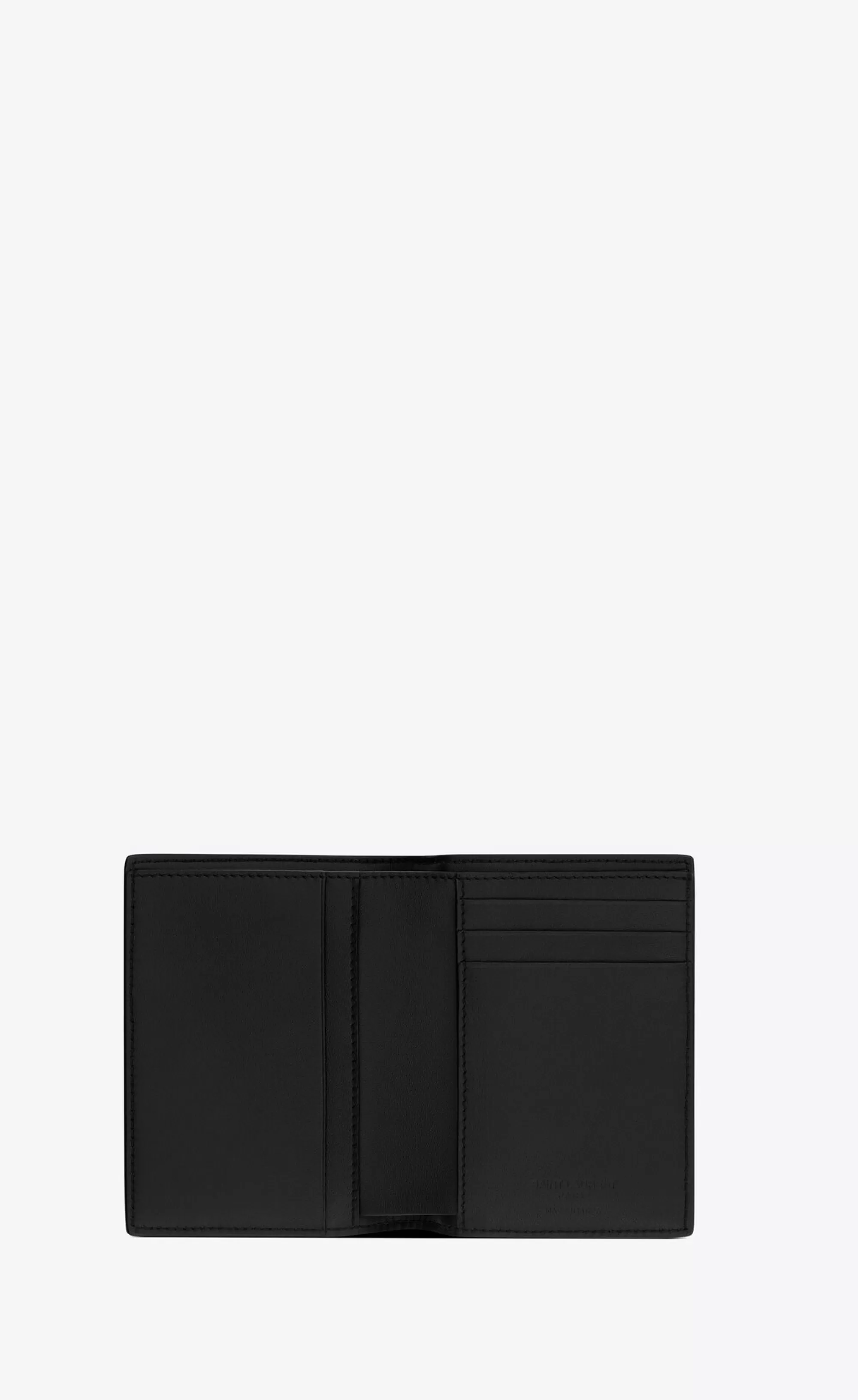 Saint Laurent CARD CASES^ Paris Credit Card Wallet In Matte Crocodile-embossed Leather | | YSL.com