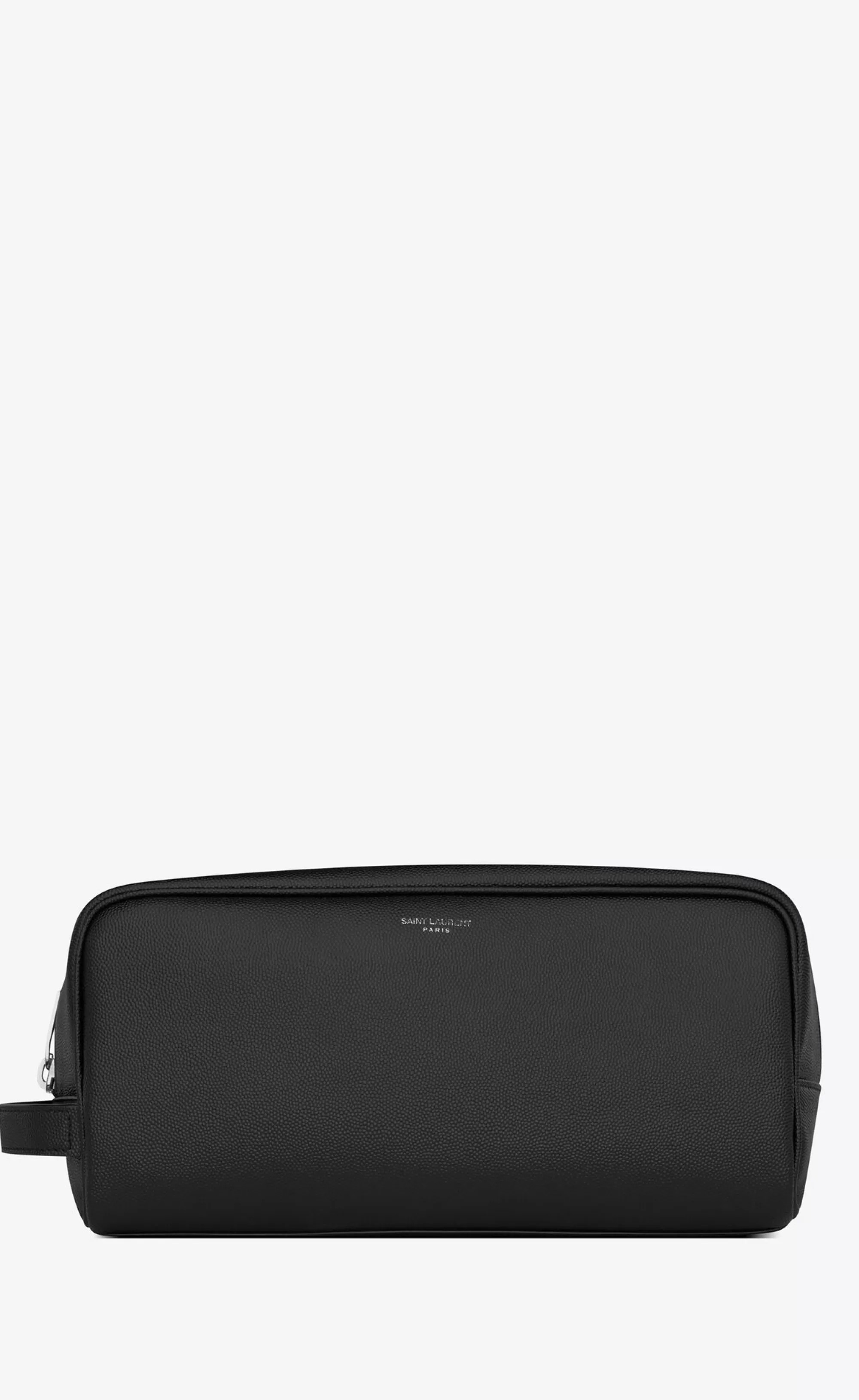 Saint Laurent POUCHES^ PARIS Grooming Case In Grain De Poudre Embossed Leather | | YSL.com