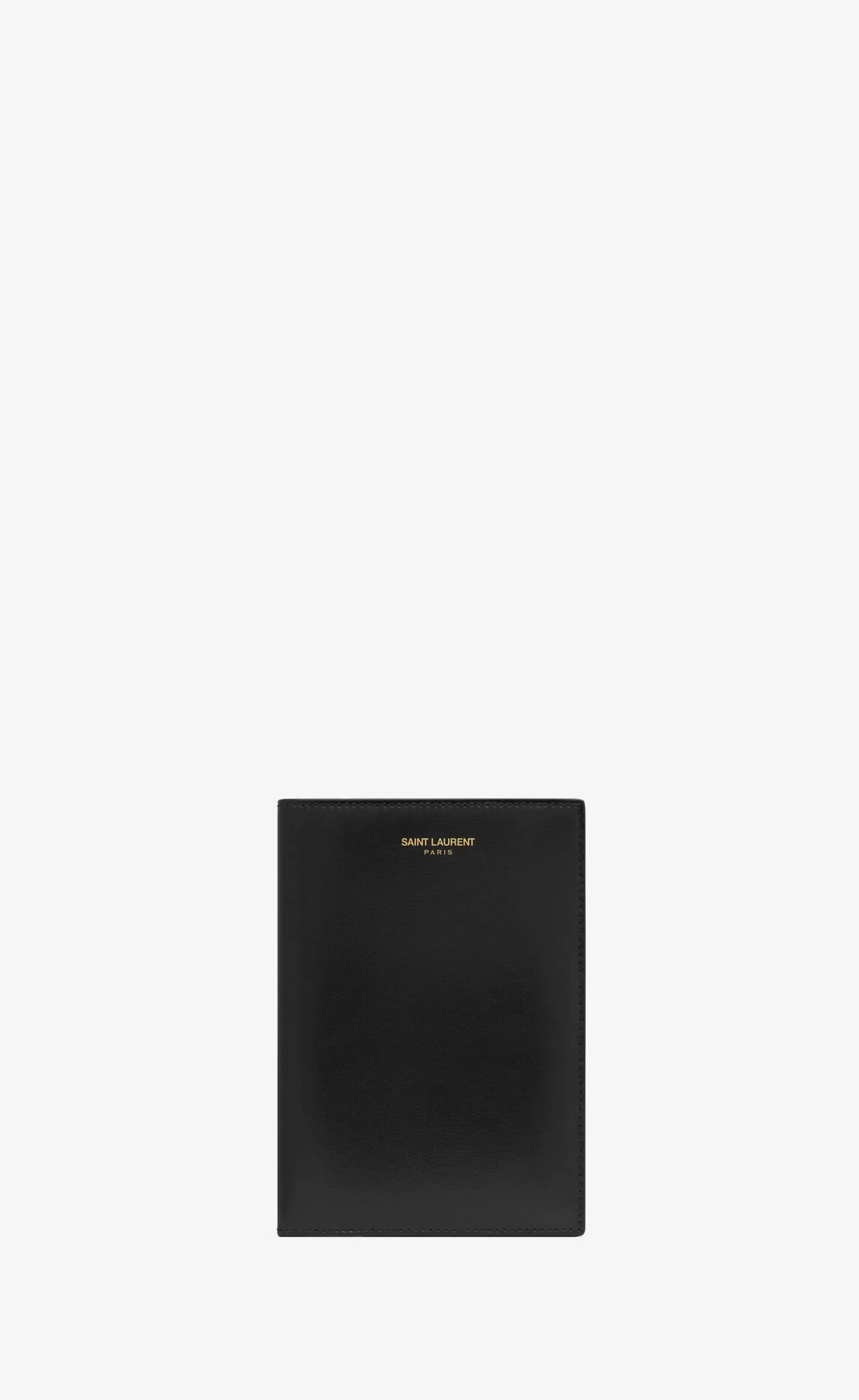 Women Saint Laurent OTHER ACCESSORIES | SMALL ACCESSORIES^ PARIS PASSPORT CASE IN LACQUERED LEATHER | | YSL.com